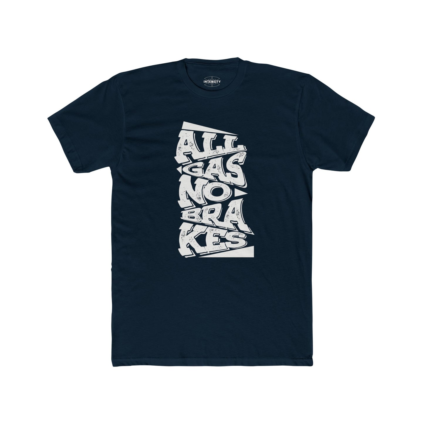 Men's "All Gas No Brakes" Shirt (White)