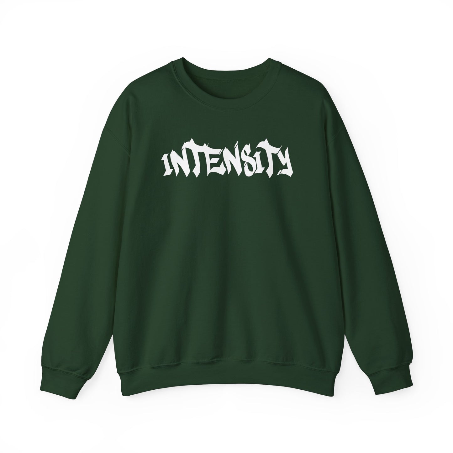 Men's "INTENSITY" Crewneck Sweatshirt (White)