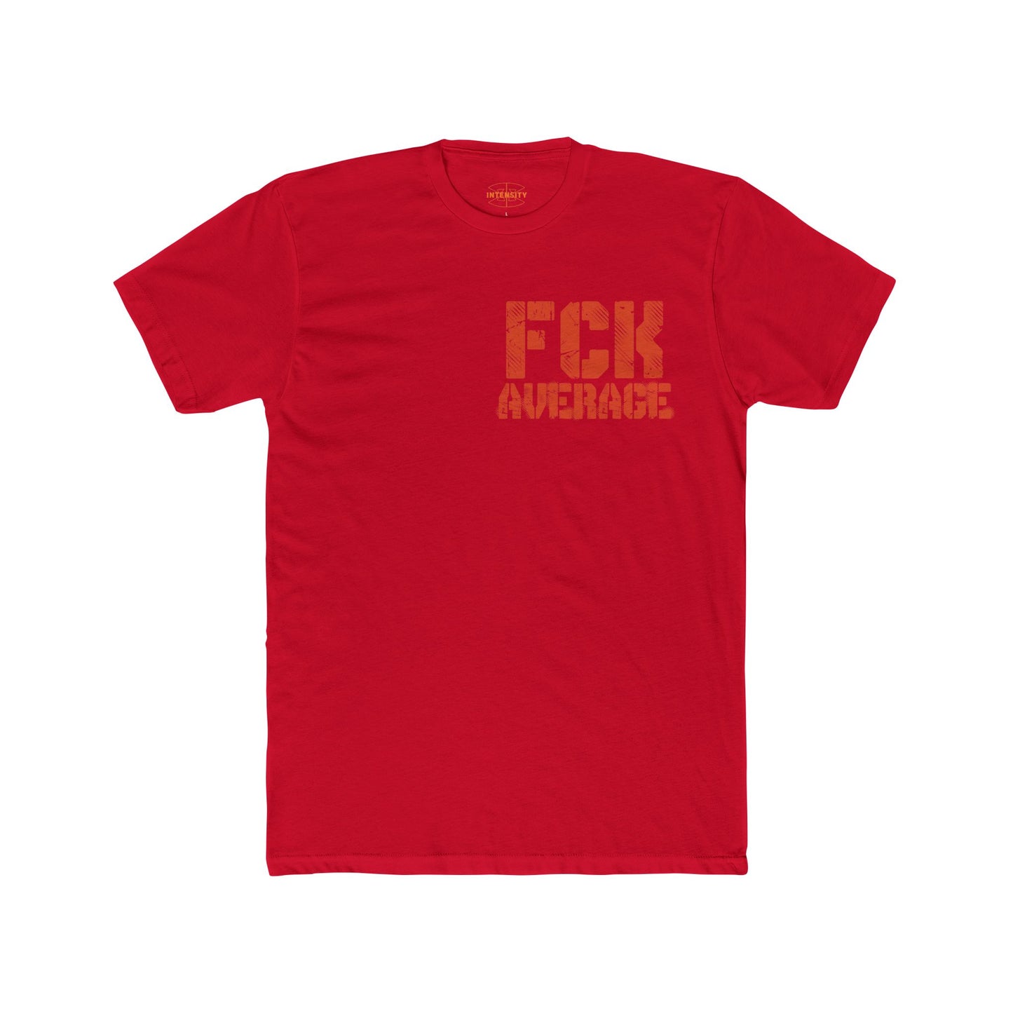 Men's "FCK Average" Shirt (Orange)