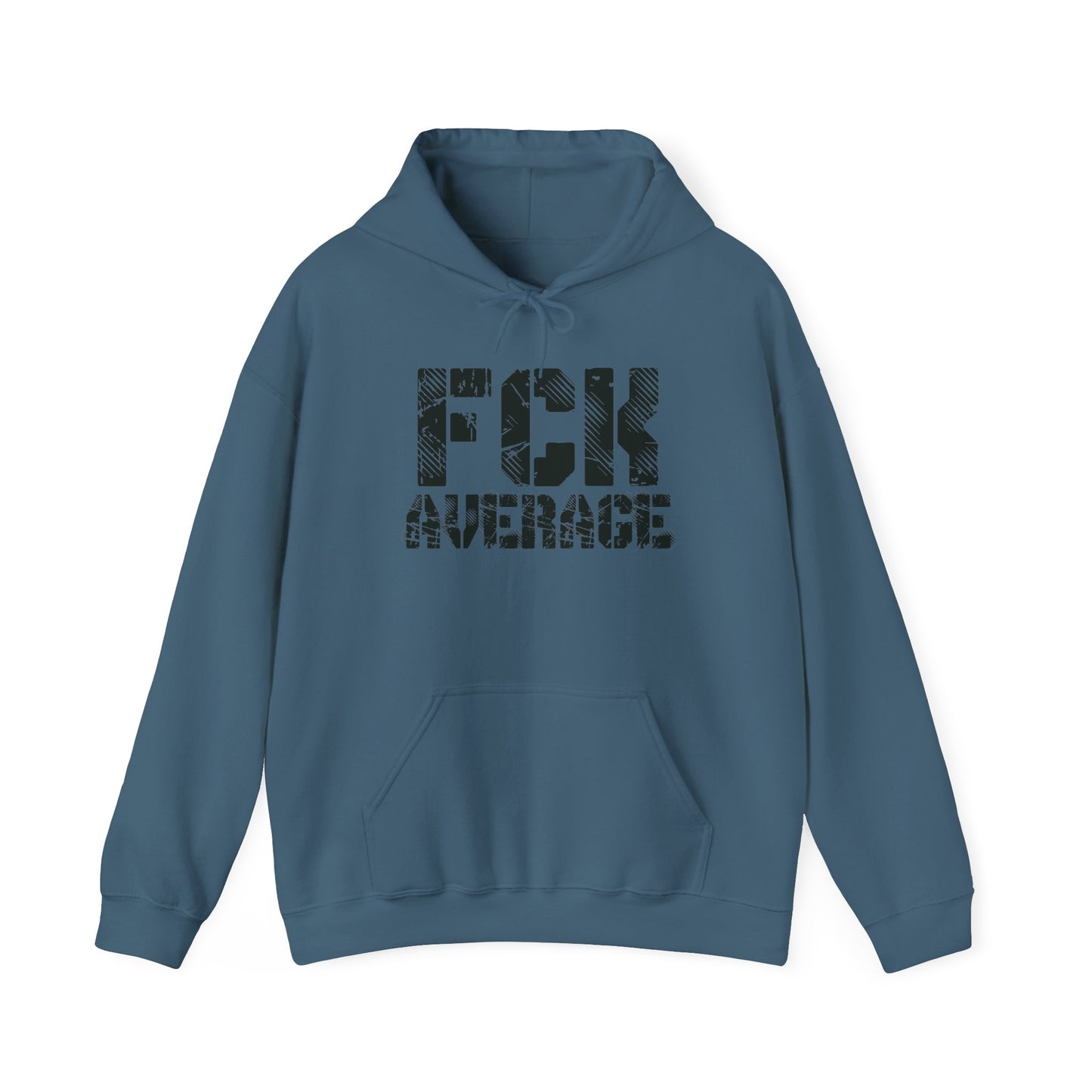 Women's "FCK Average" Heavy Hoodie (Black)