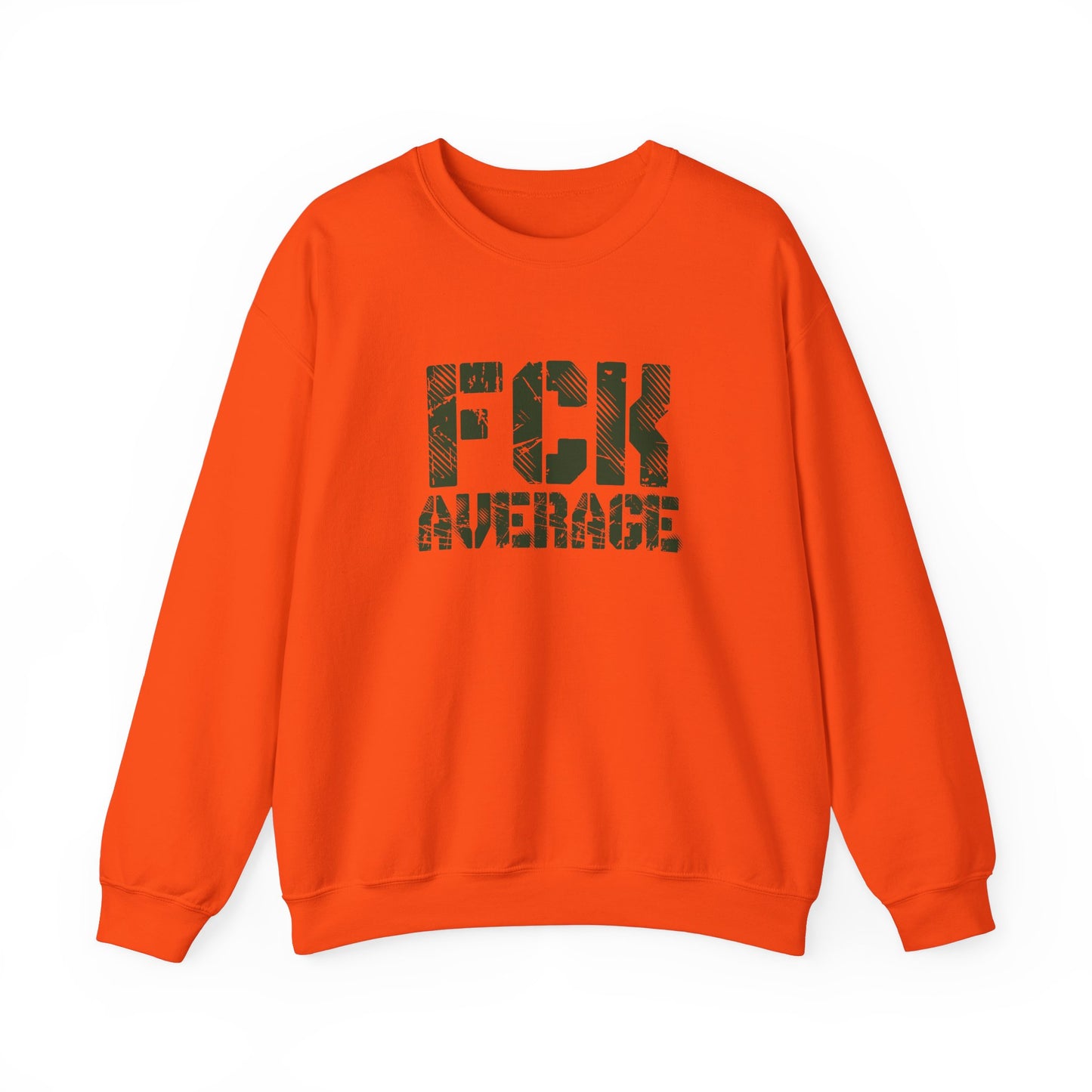 Men's "FCK Average" Crewneck (Green)