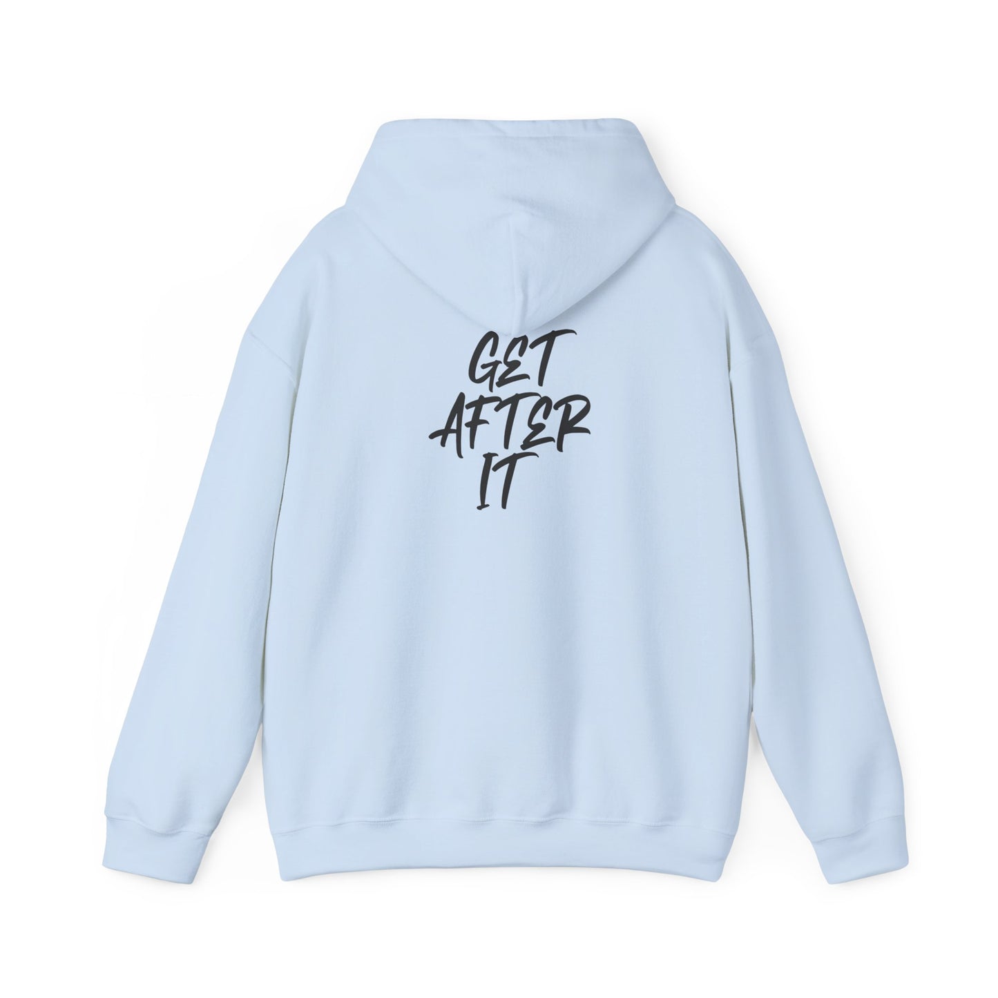 Women's "Get After It" V1 Heavy Hoodie (Black)