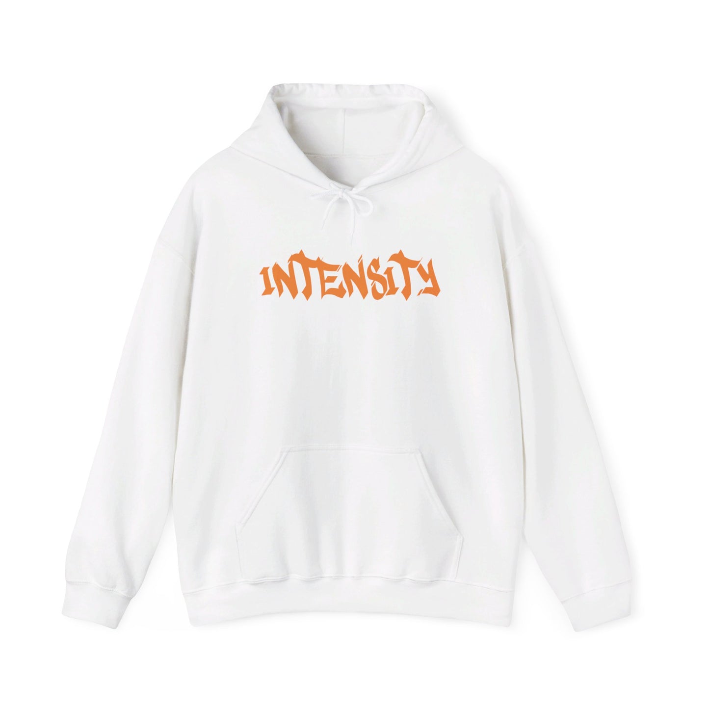 Men's "INTENSITY" Heavy Hoodie (Orange)