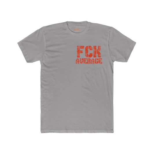 Men's "FCK Average" Shirt (Orange)