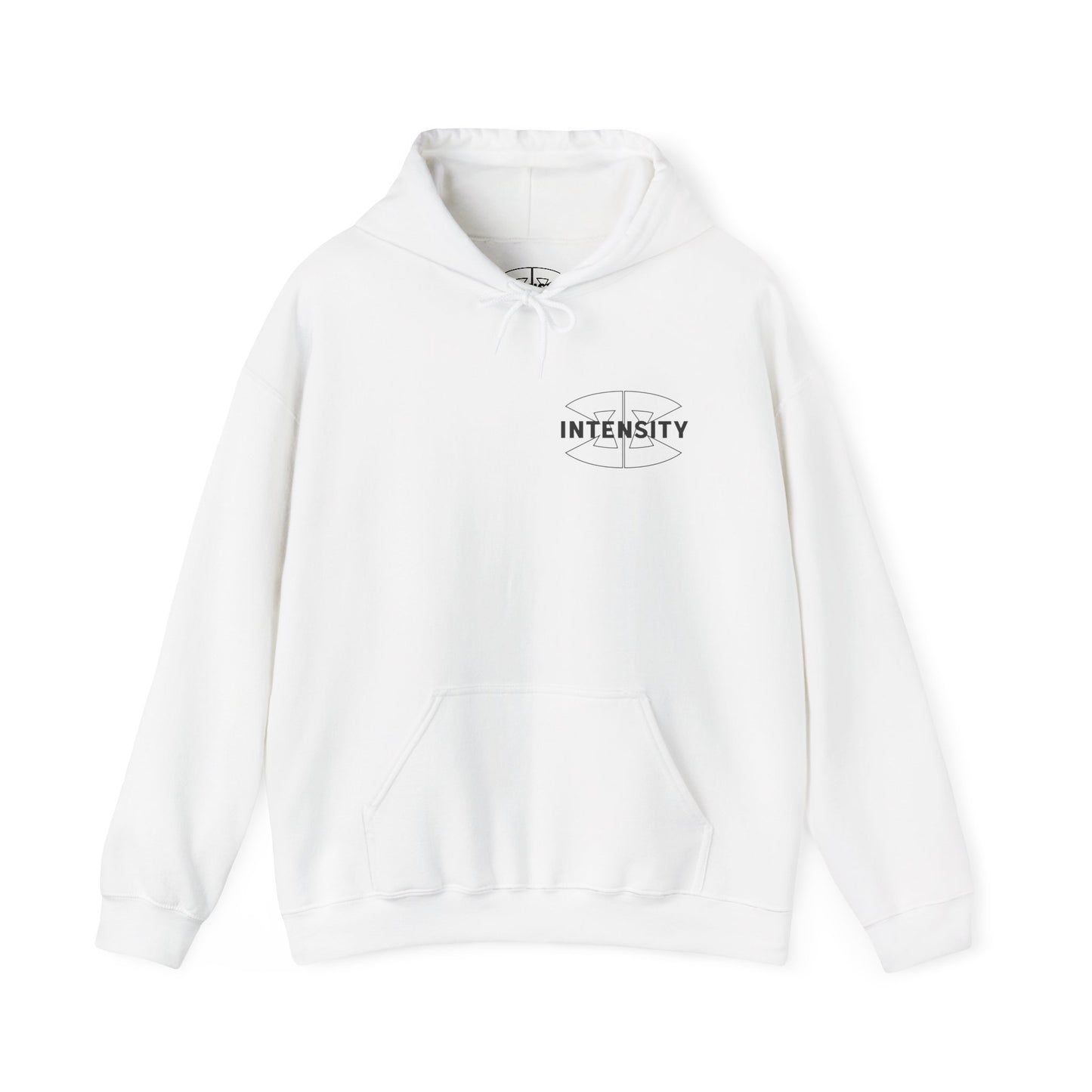 Men's "Train With Intensity" Heavy Hoodie (Black)