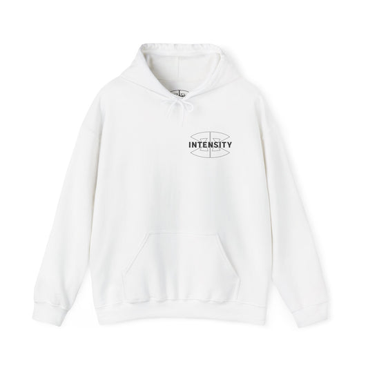 Women's "Train With Intensity" Heavy Hoodie (Black)
