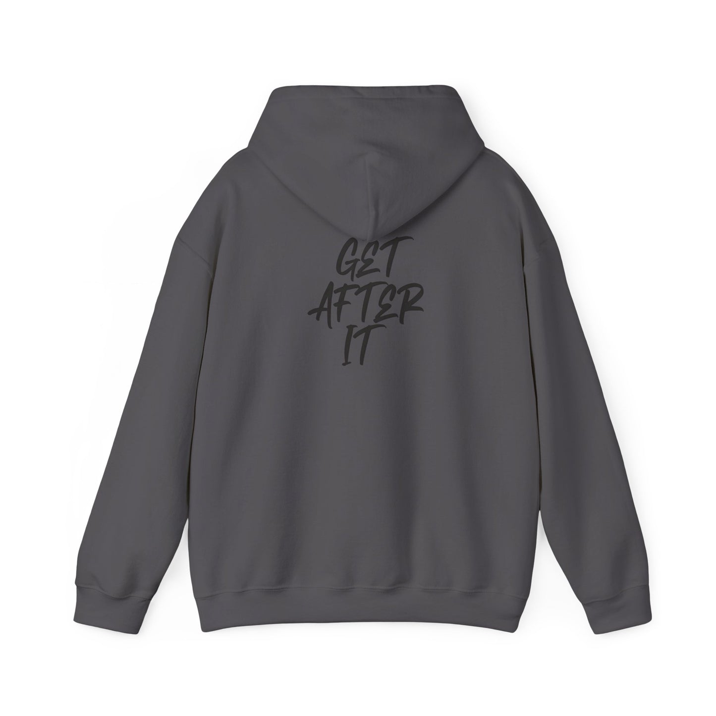 Women's "Get After It" V1 Heavy Hoodie (Black)