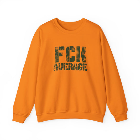 Men's "FCK Average" Crewneck (Green)