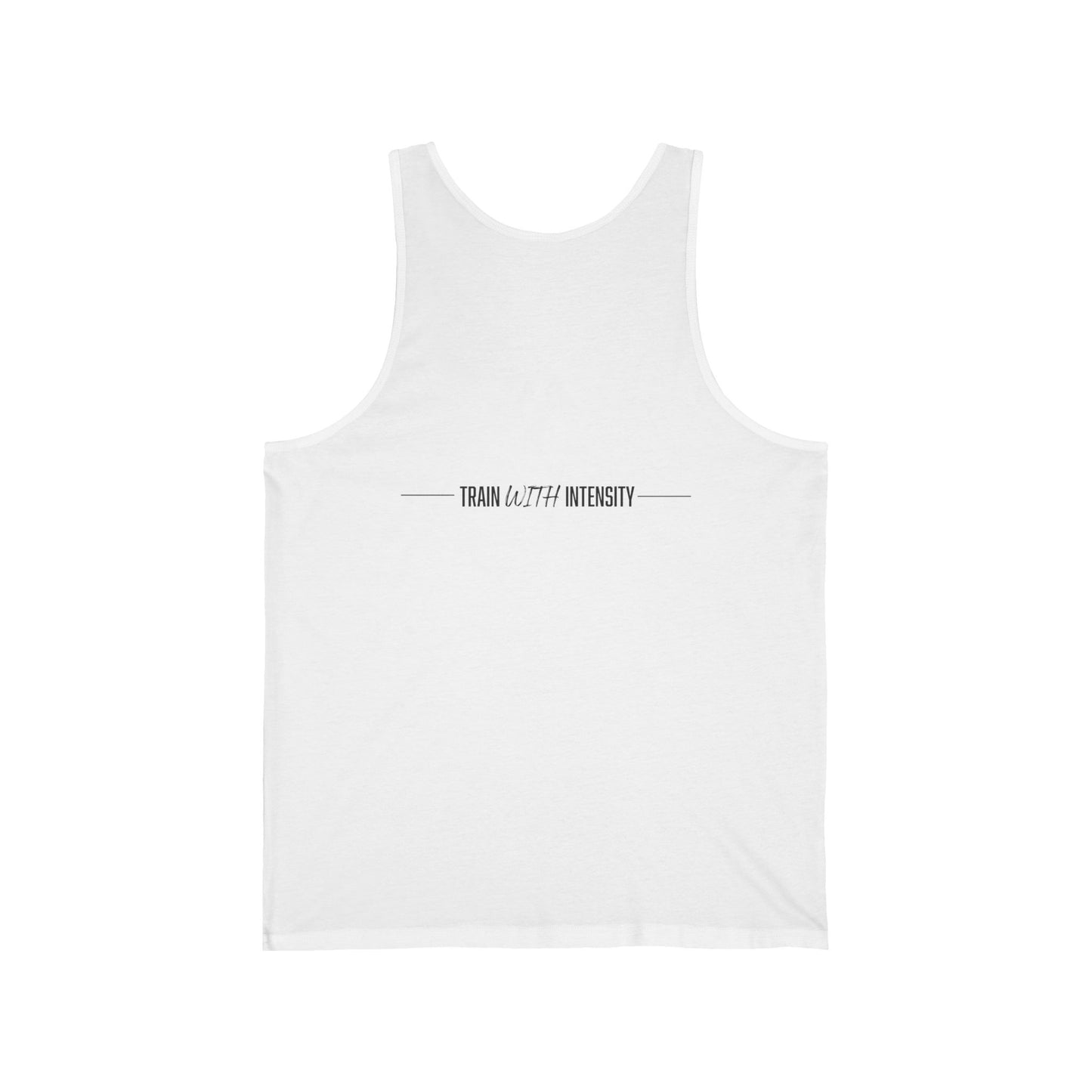 Men's "Train With Intensity" Tank Top (Black)