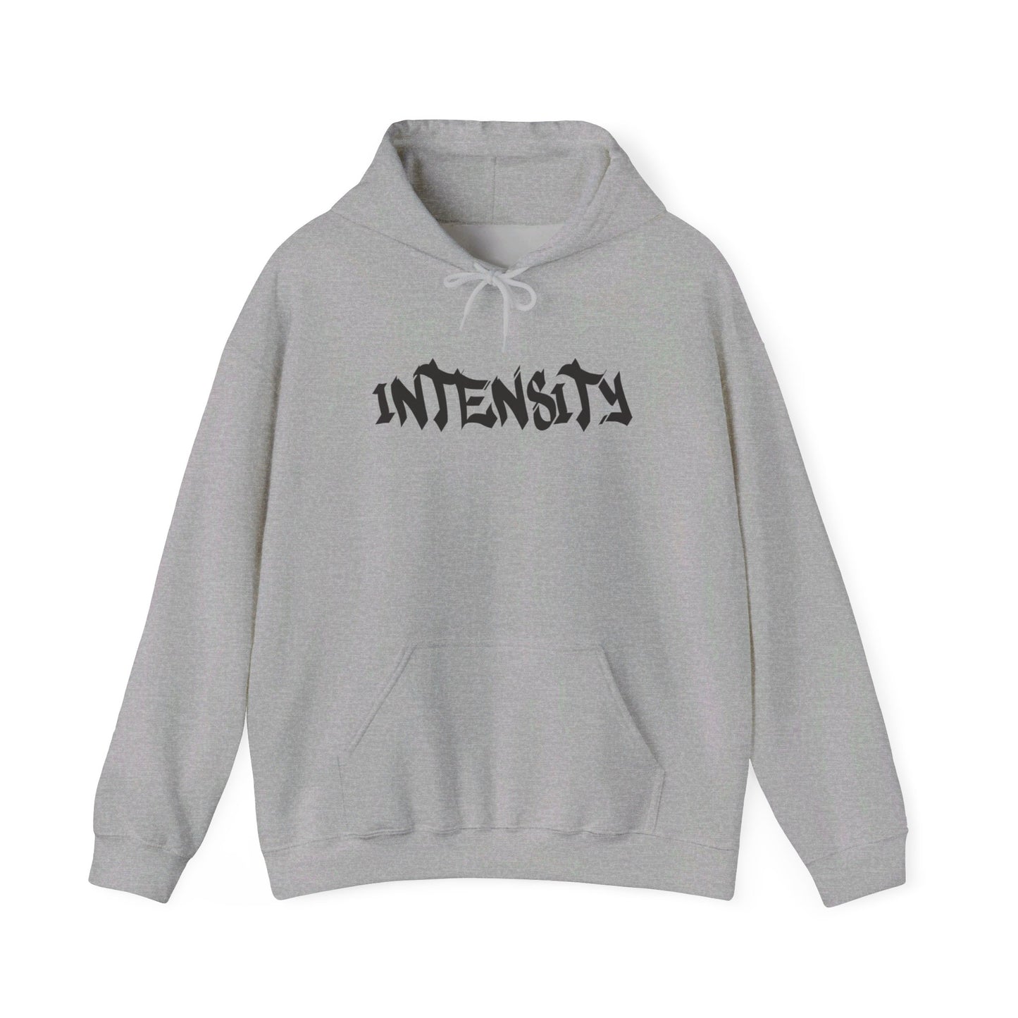 Women's "INTENSITY" Heavy Hoodie (Black)