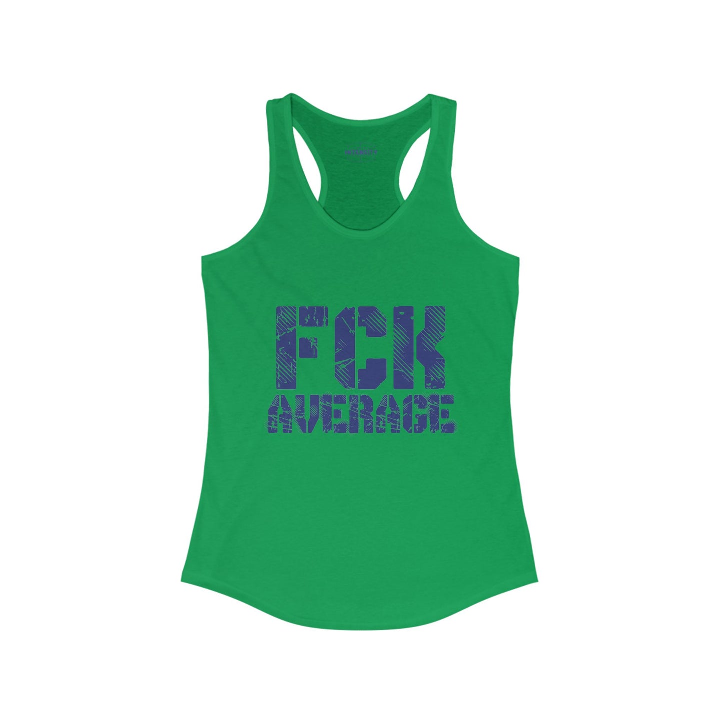 Women's "FCK Average" Tank Top (Blue)