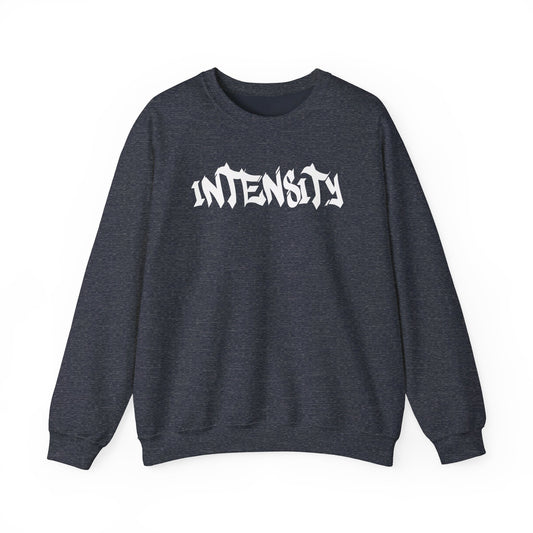 Men's "INTENSITY" Crewneck Sweatshirt (White)