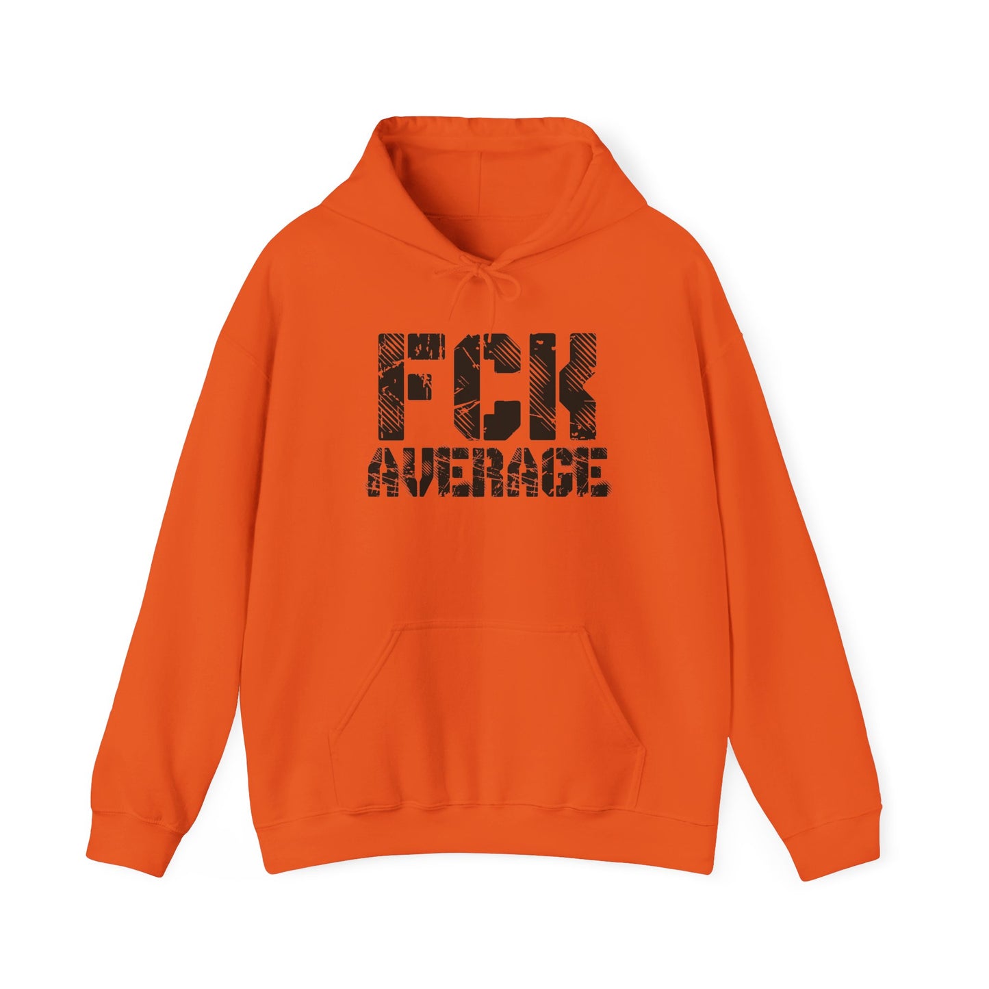 Women's "FCK Average" Heavy Hoodie (Black)