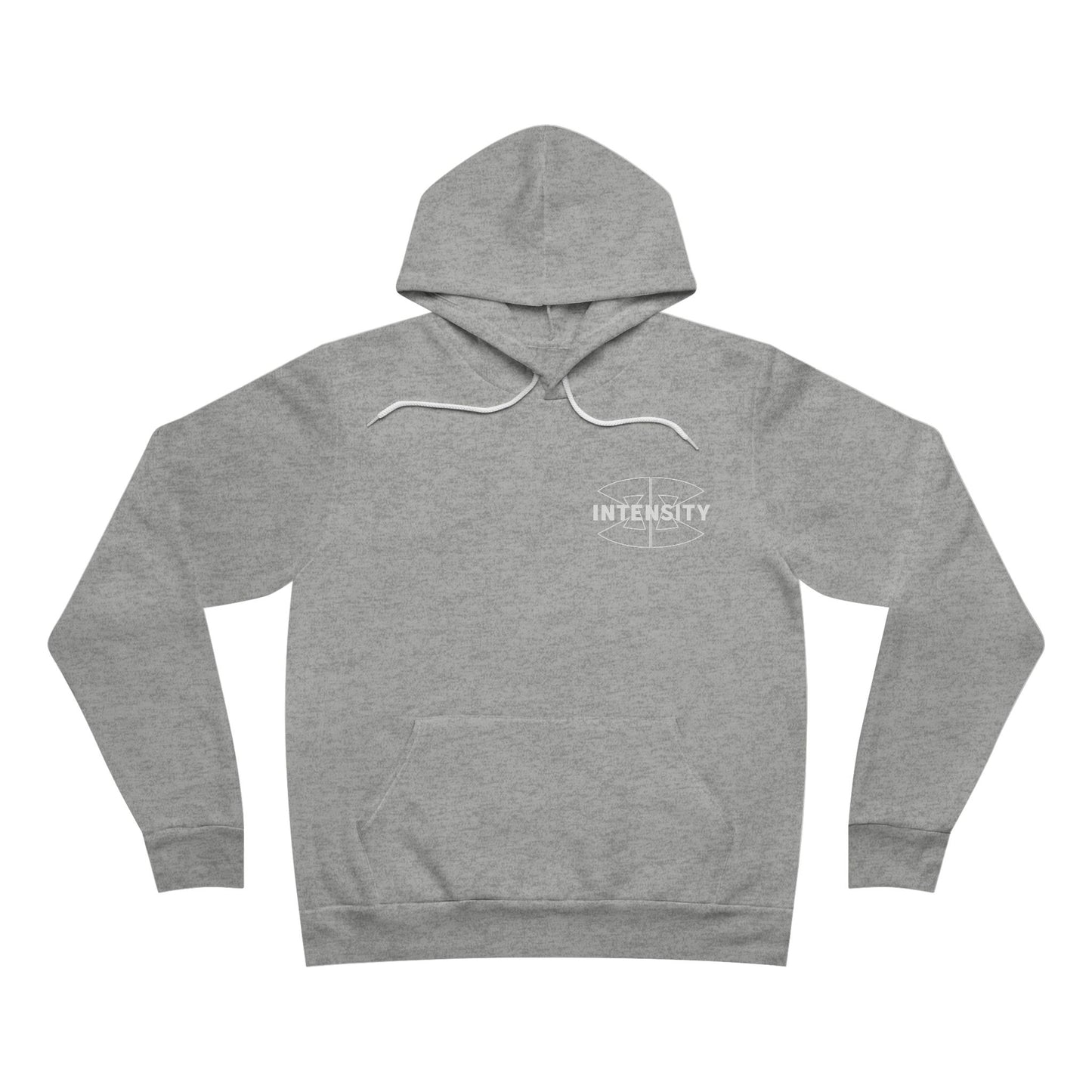 Women's "Train With Intensity" Regular Hoodie (White)