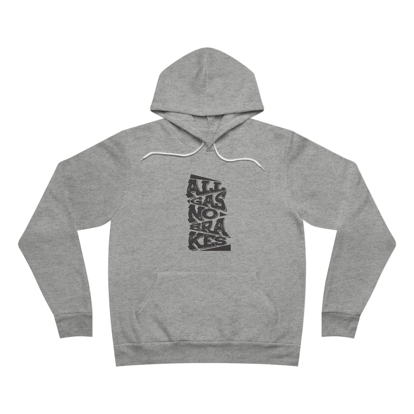 Women's Regular Hoodie - "All Gas No Breaks" (Black)