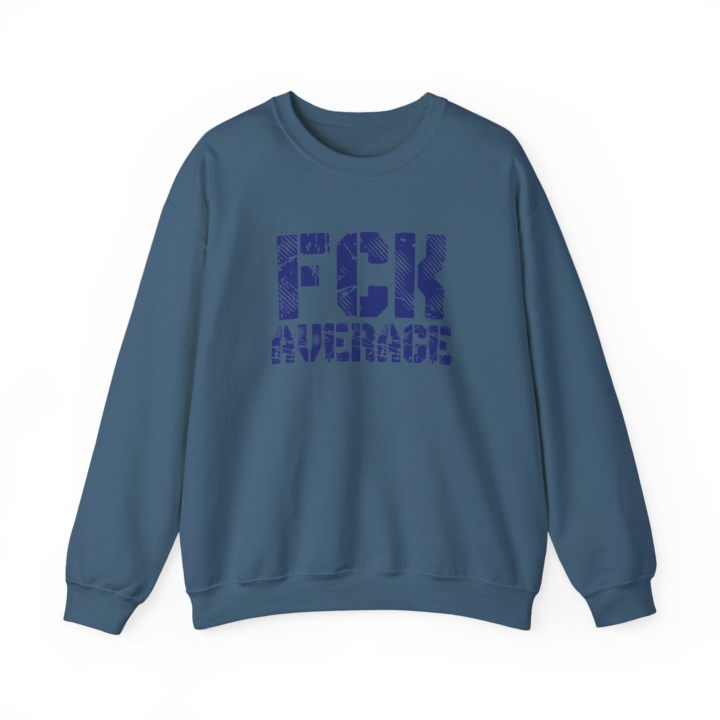 Women's "FCK Average" Crewneck (Blue)