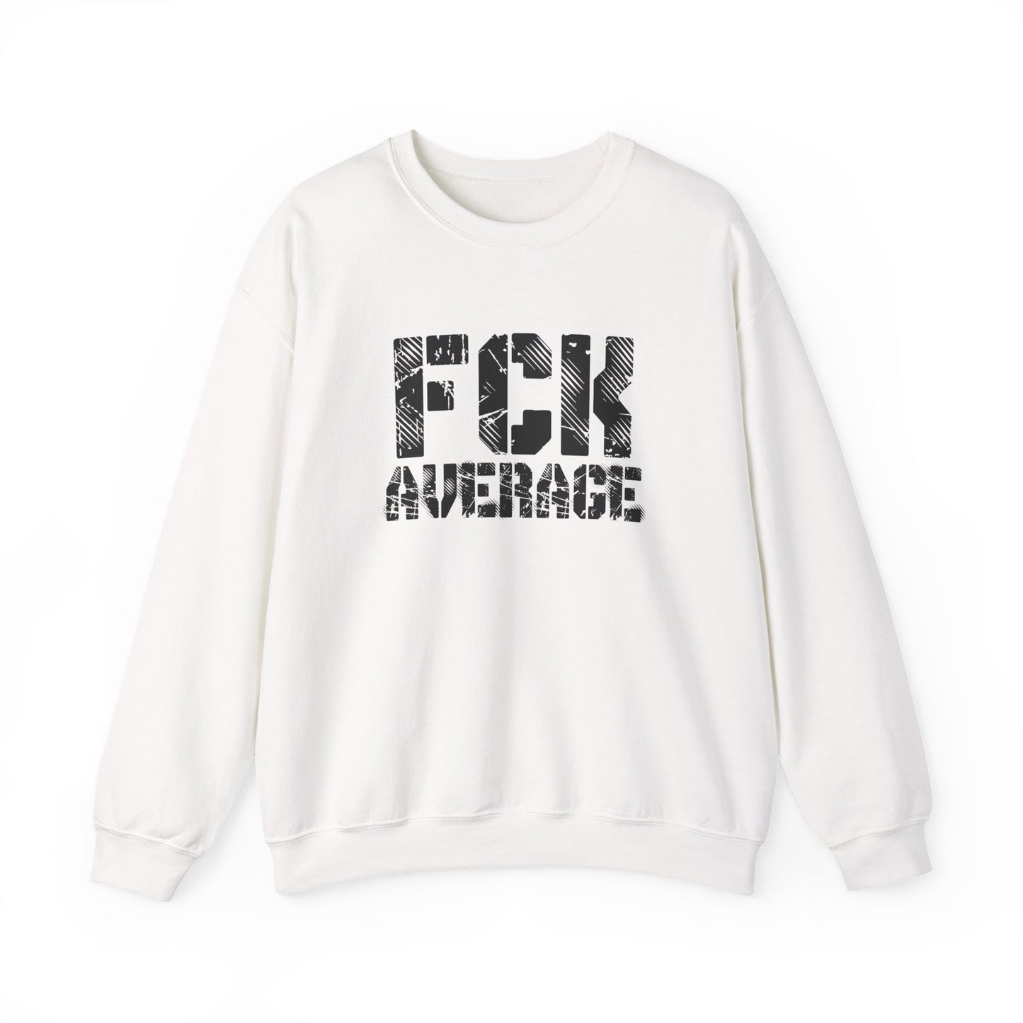 Women's "FCK Average" Crewneck (Black)
