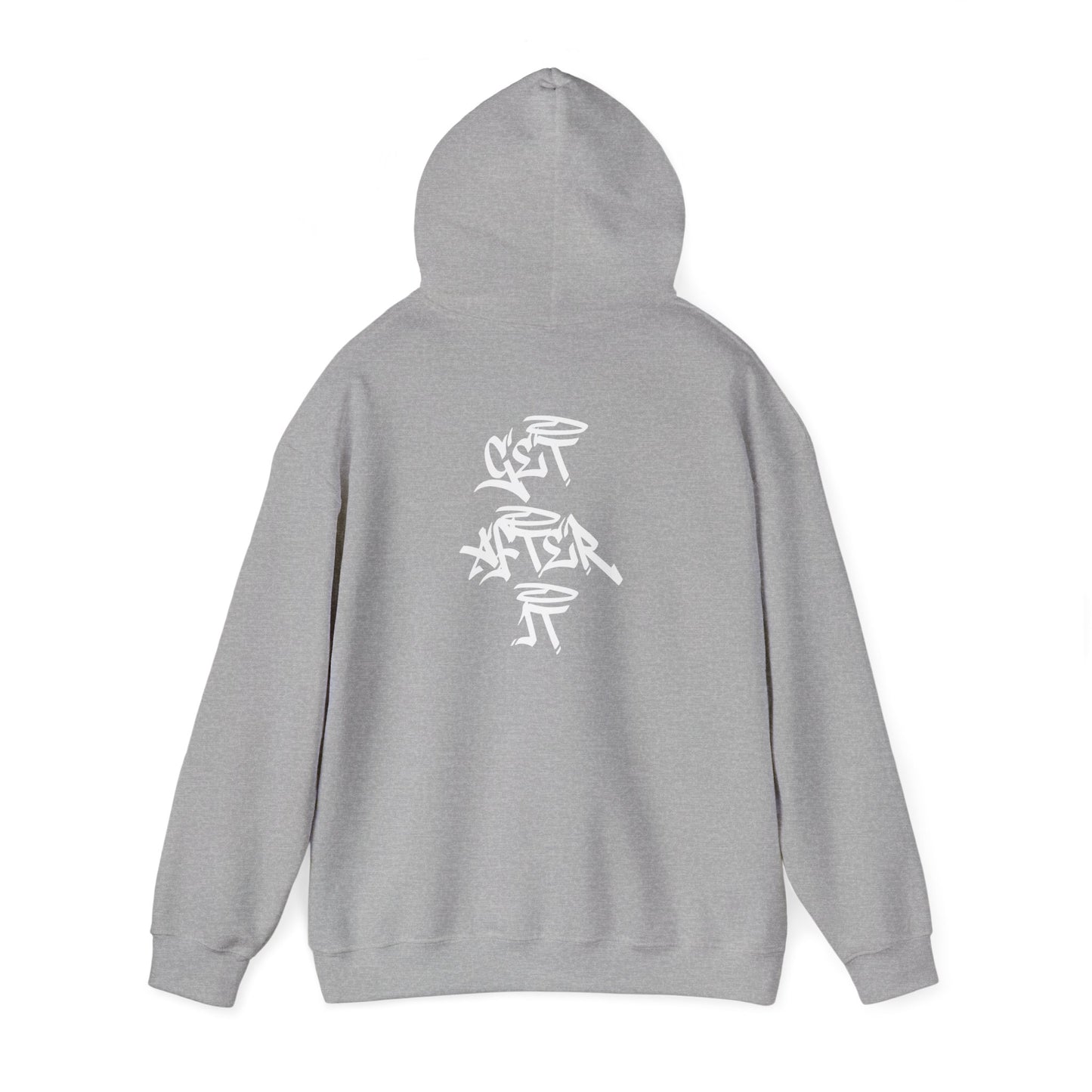 Women's "Get After It" - V2 Heavy Hoodie (White)