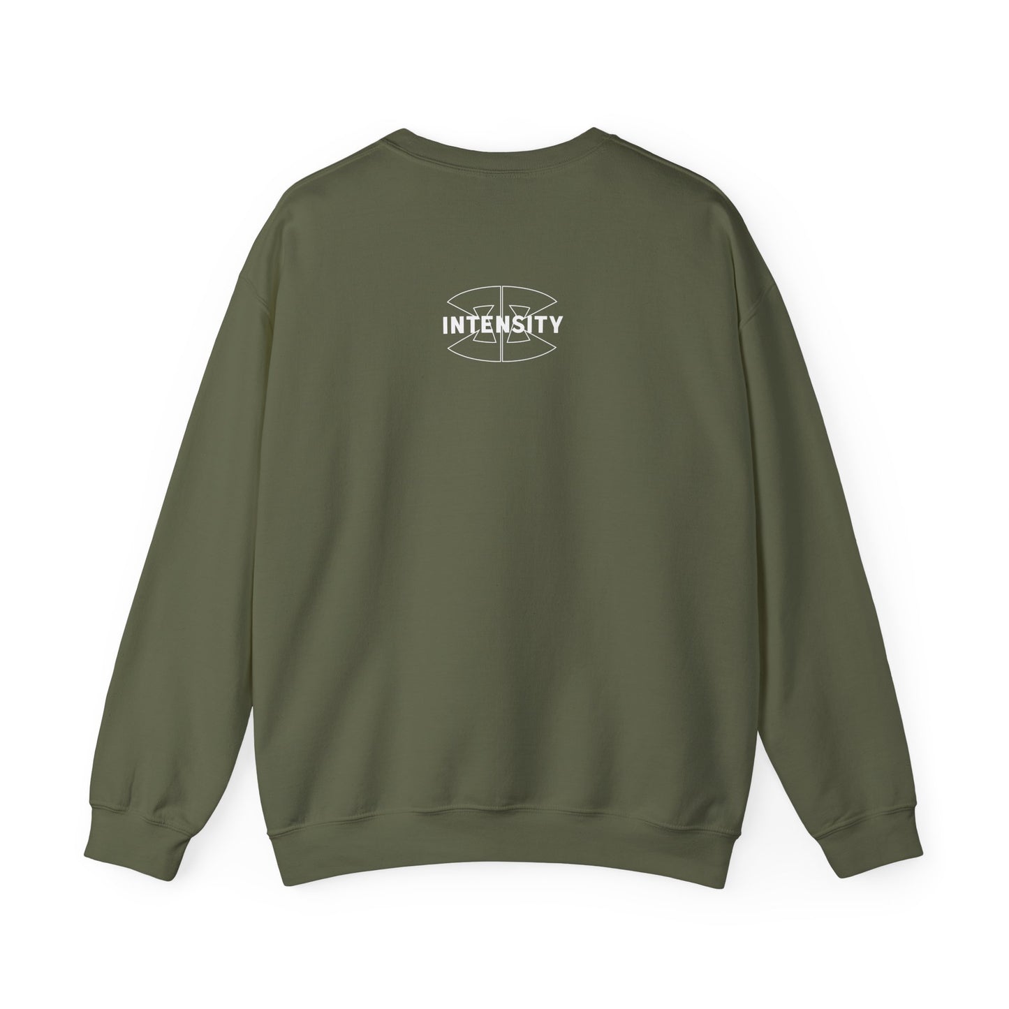 Men's "INTENSITY" Crewneck Sweatshirt (White)