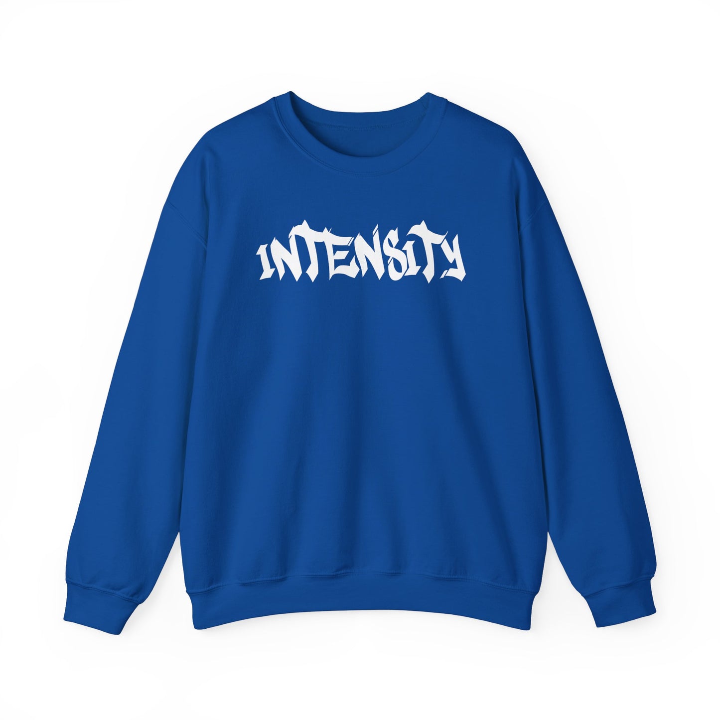 Men's "INTENSITY" Crewneck Sweatshirt (White)