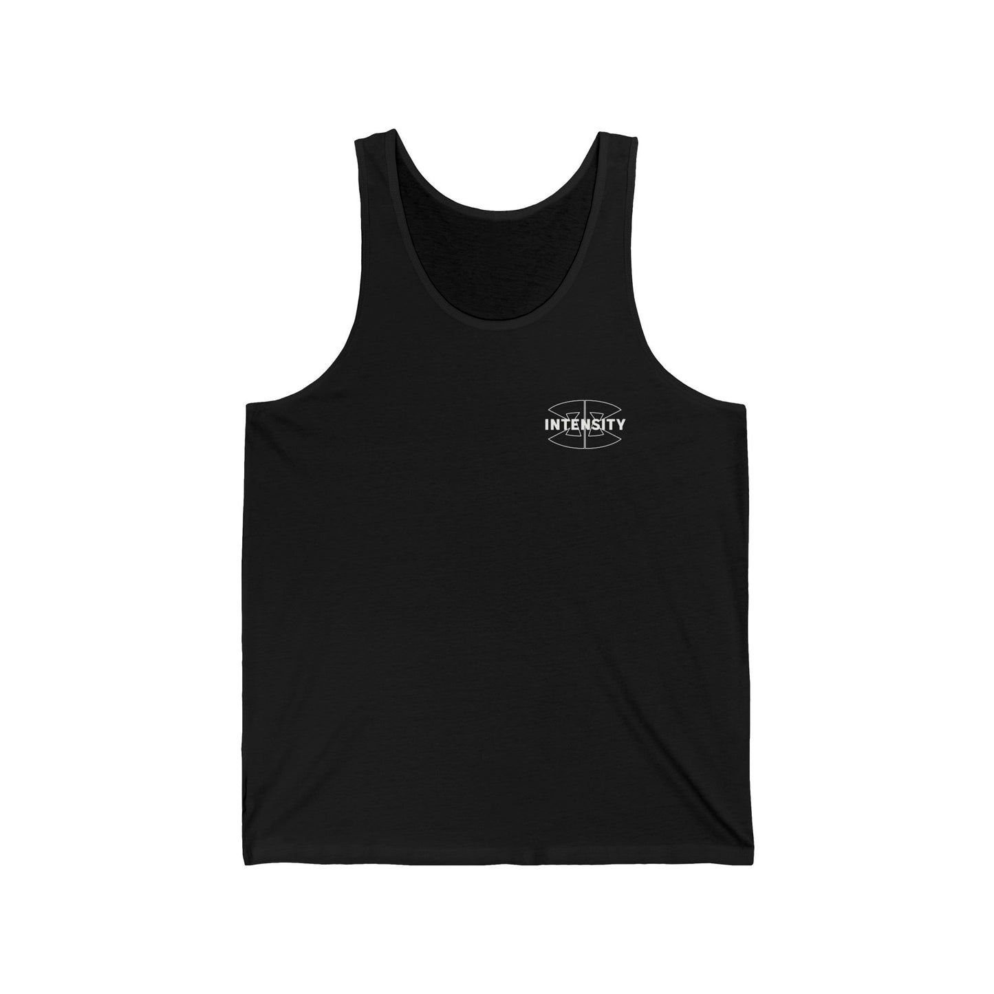 Men's "Train With Intensity" Tank Top (White)