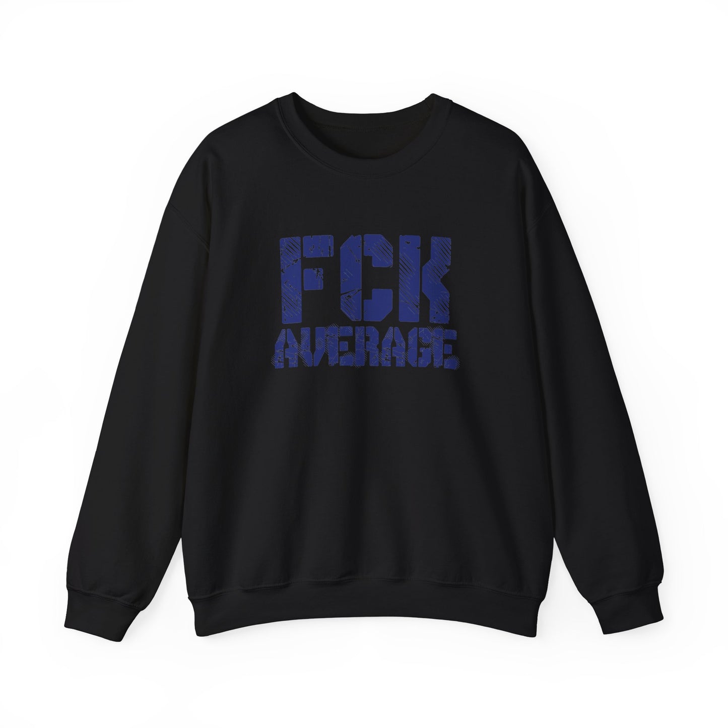 Women's "FCK Average" Crewneck (Blue)