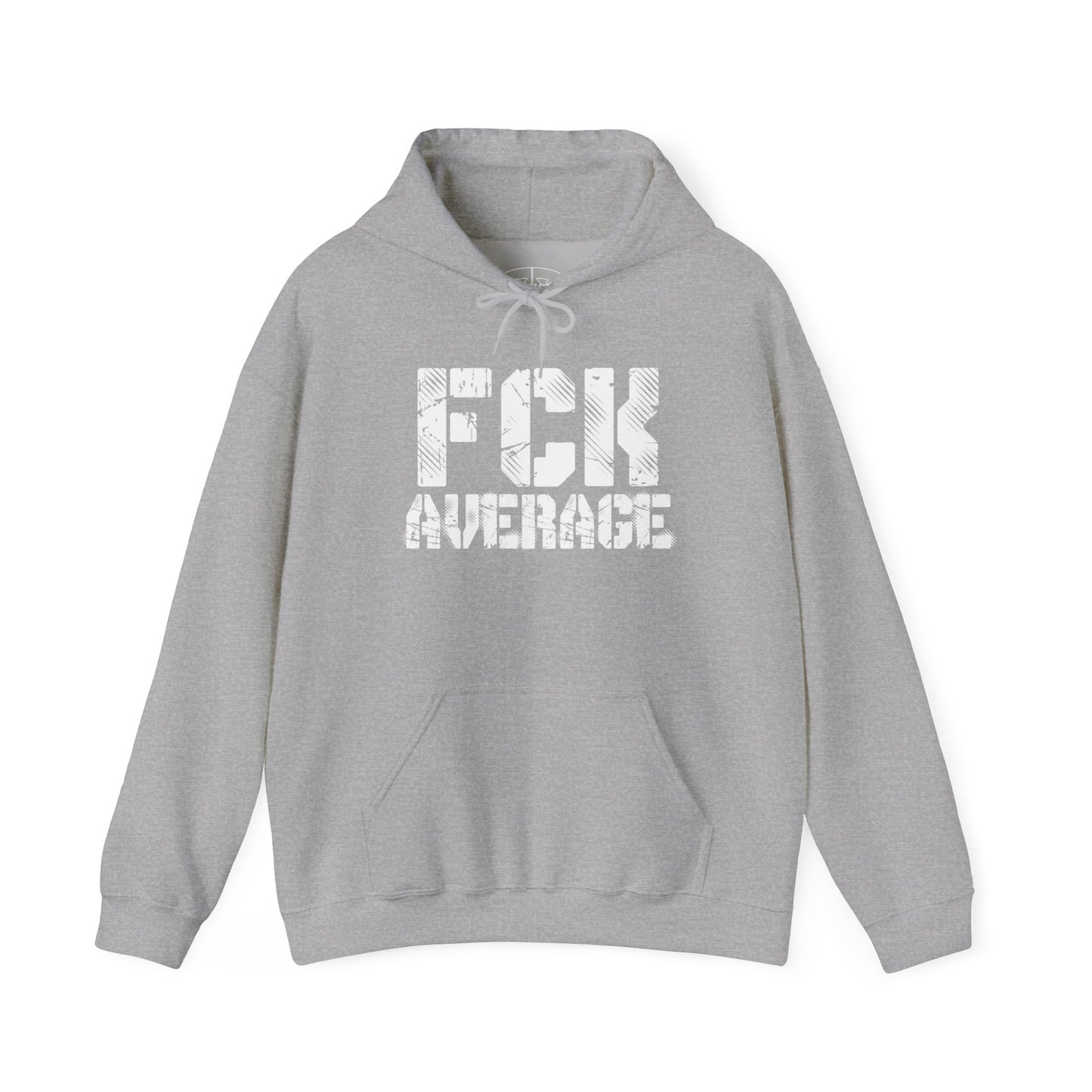 Women's "FCK Average" Heavy Hoodie (White)