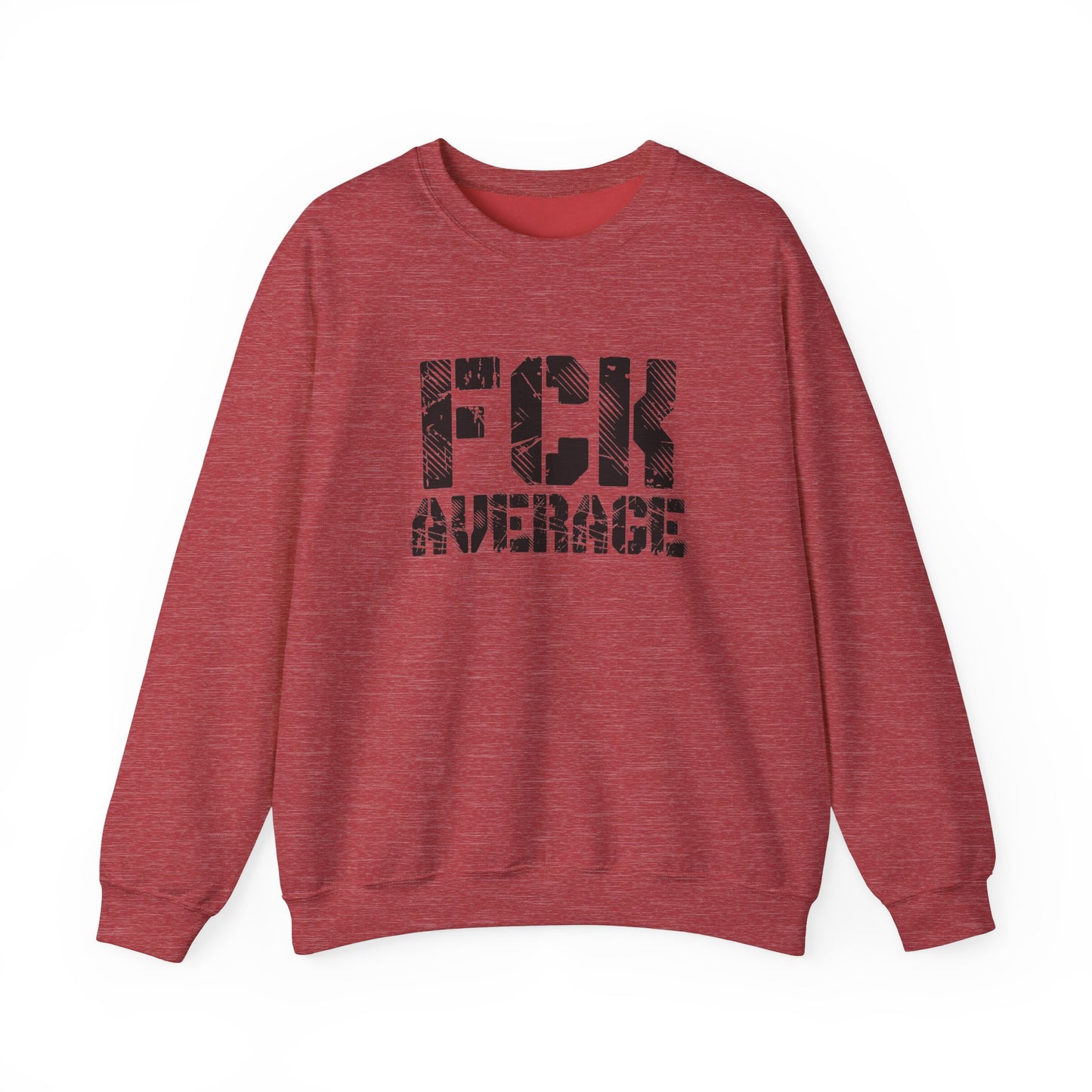 Men's "FCK Average" Crewneck (Black)