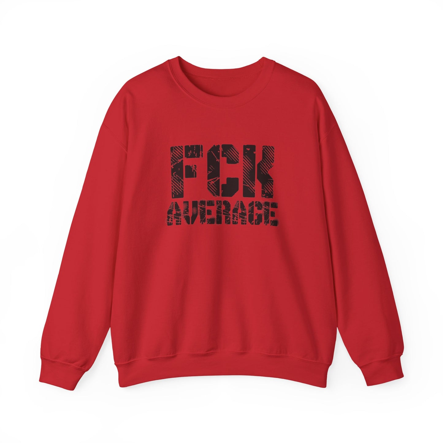 Men's "FCK Average" Crewneck (Black)