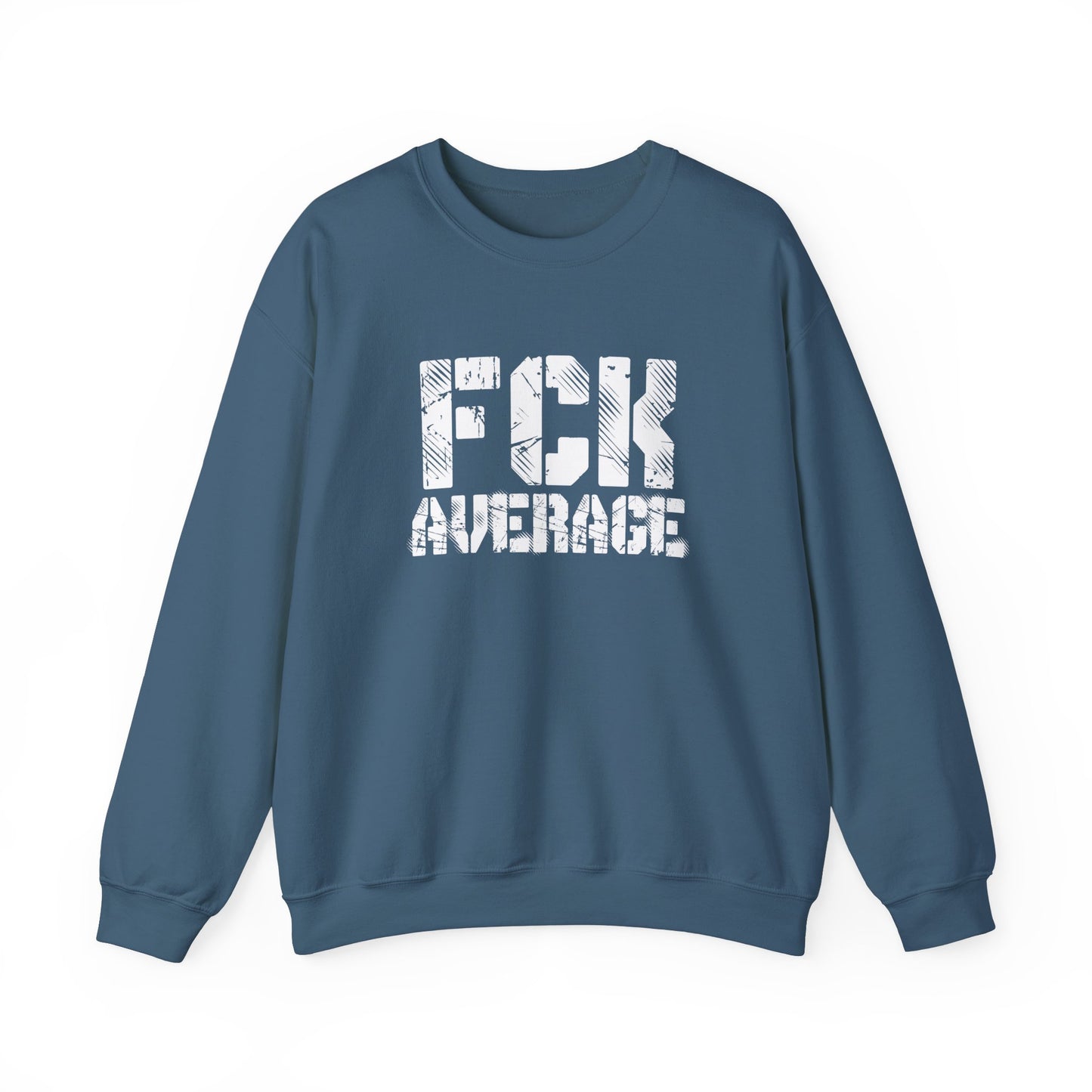 Women's "FCK Average" Crewneck (White)