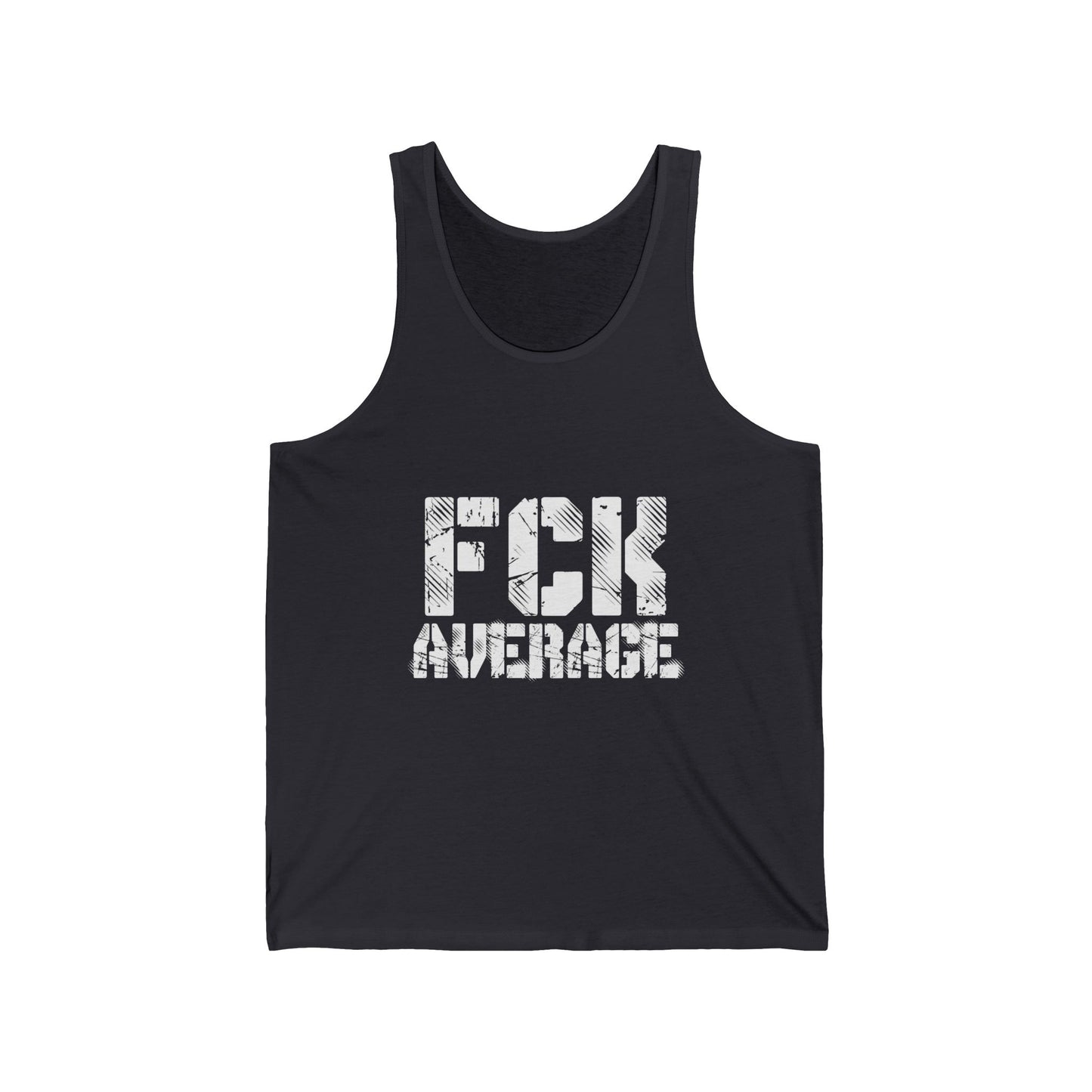 Men's "FCK Average" Tank (White)