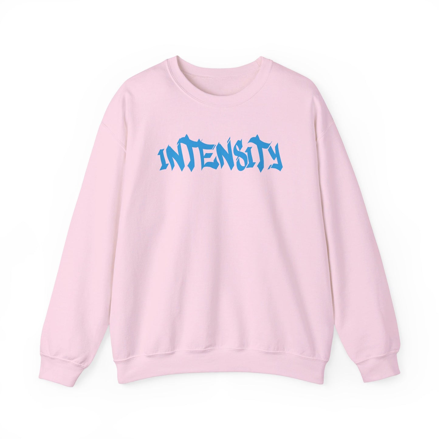 Women's "INTENSITY" Crewneck Sweatshirt (Baby Blue)