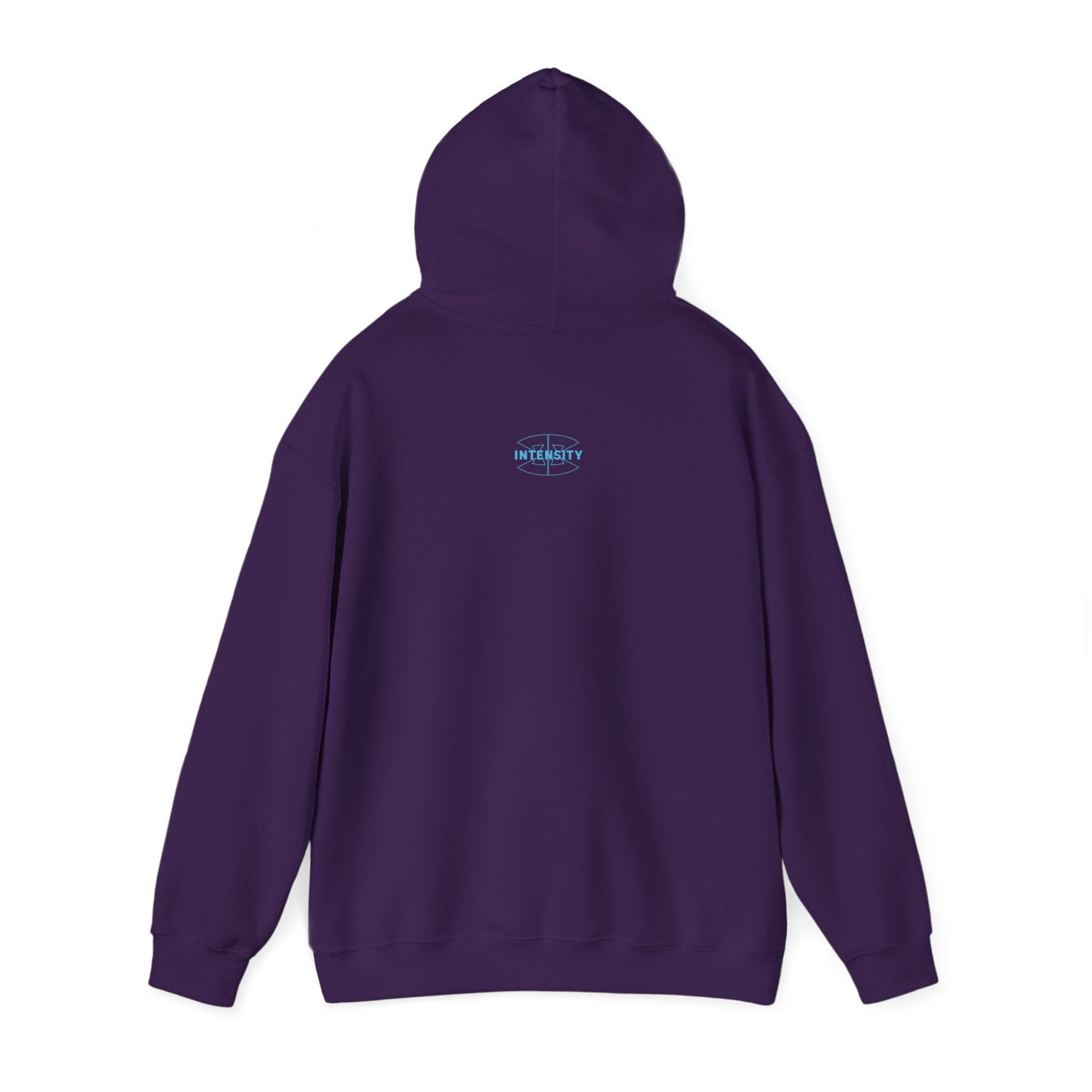Women's "INTENSITY" Heavy Hoodie (Baby Blue)