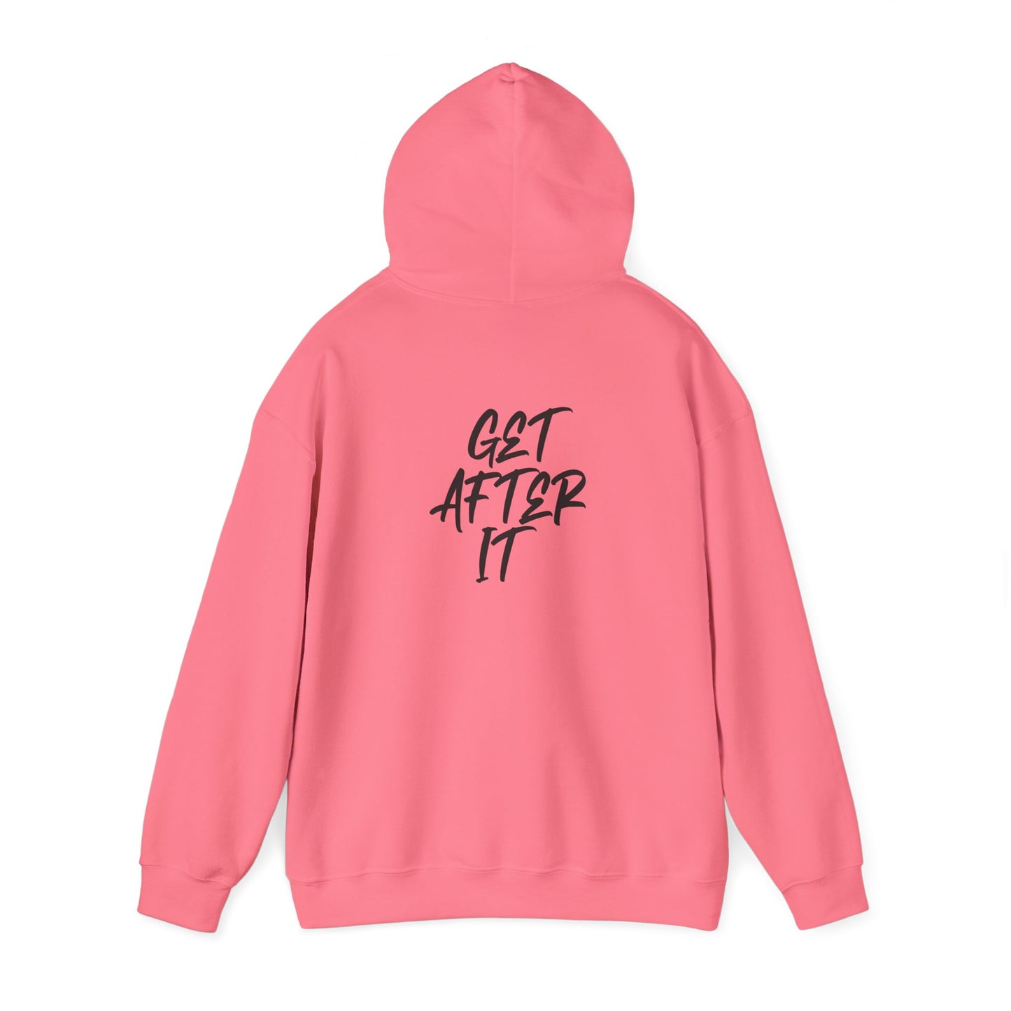 Women's "Get After It" V1 Heavy Hoodie (Black)