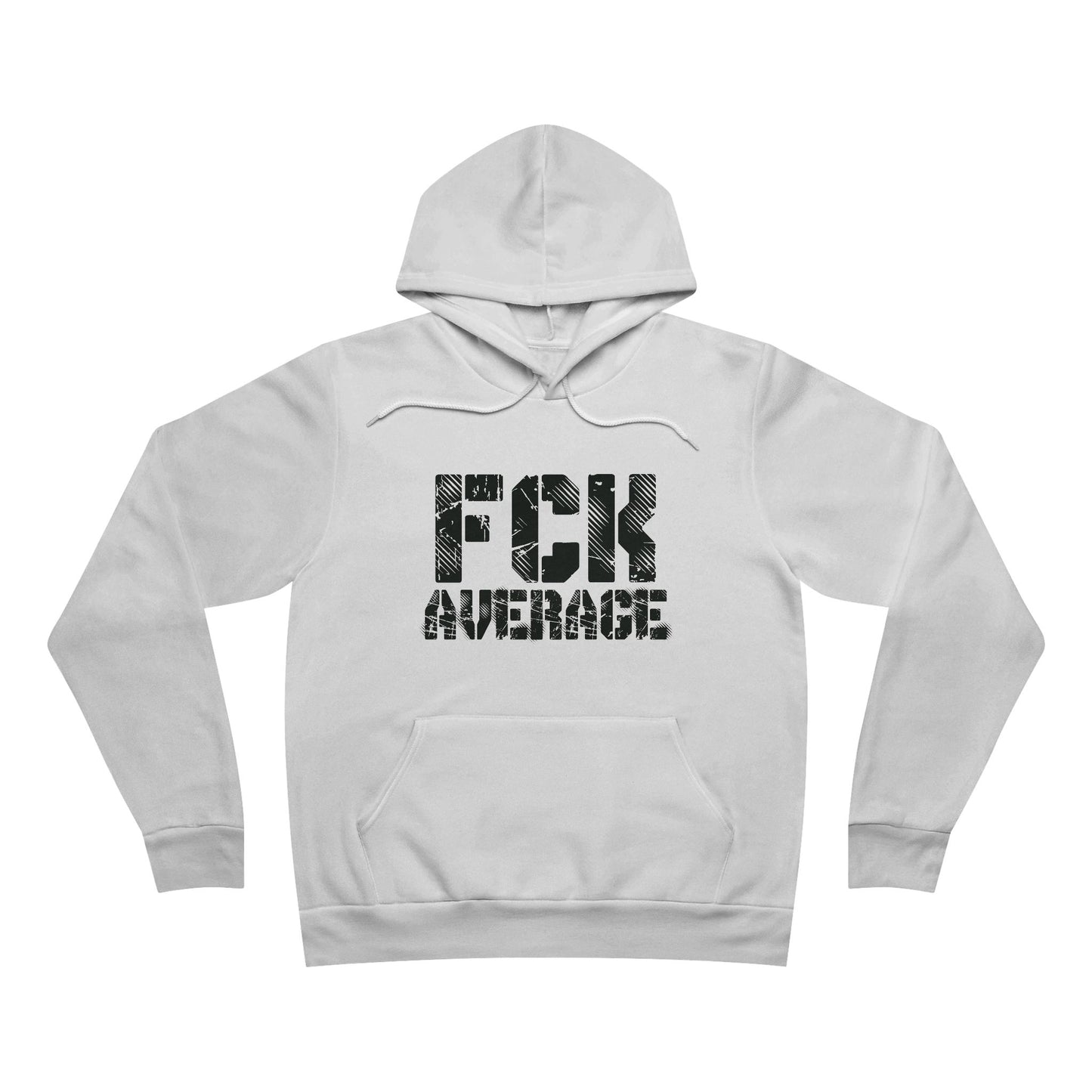 Men's "FCK Average" Regular Hoodie (Black)