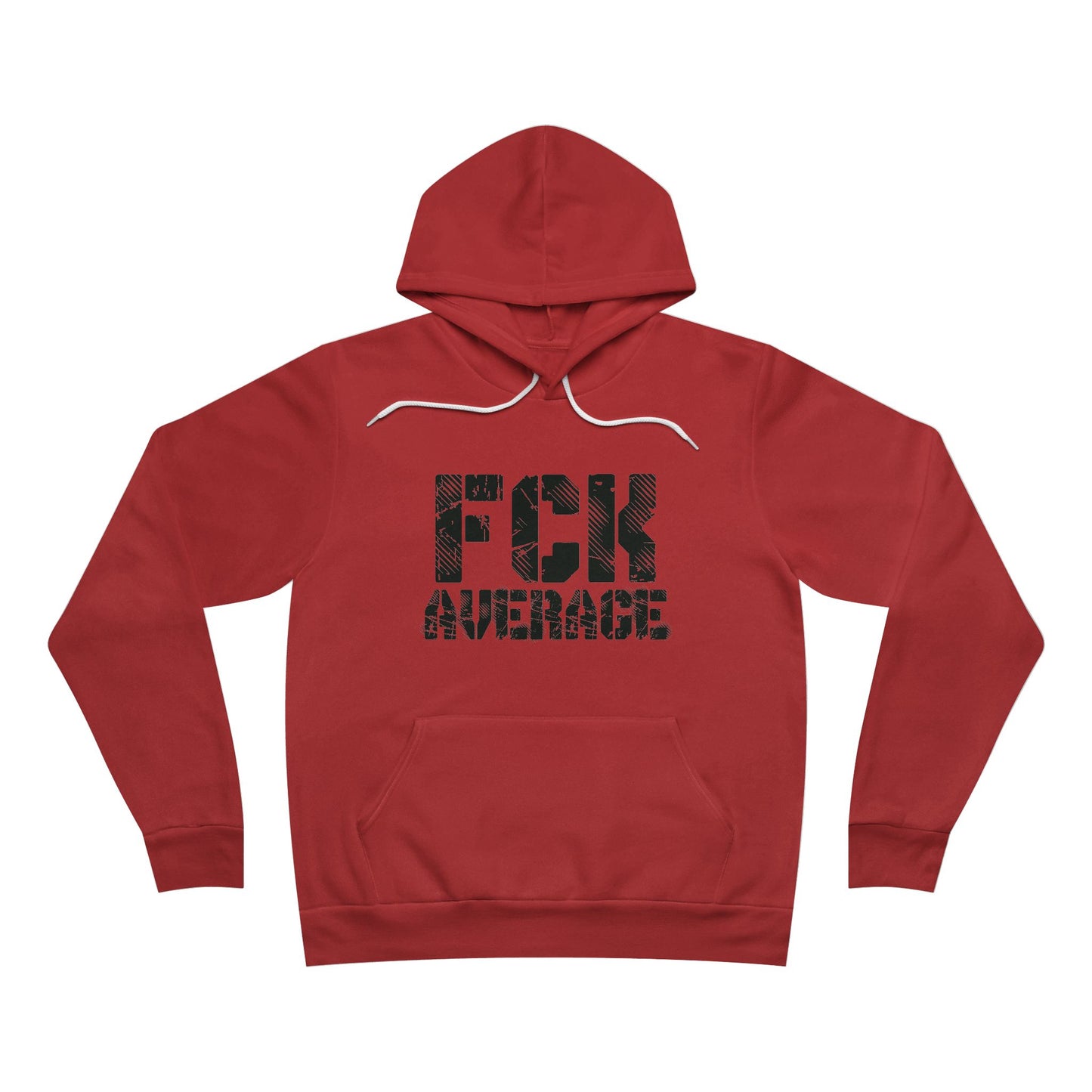 Women's "FCK Average" Regular Hoodie (Black)