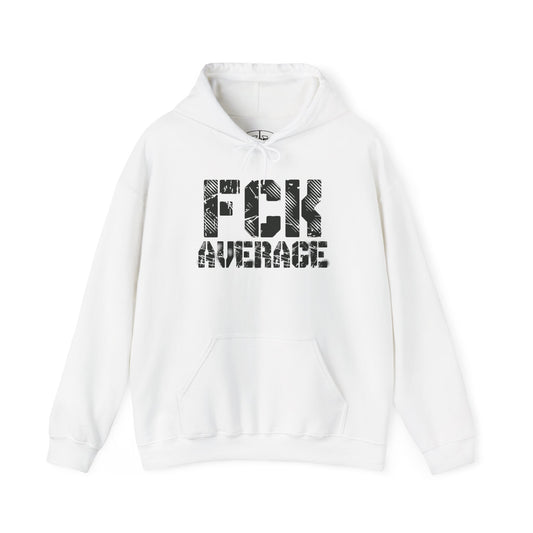 Women's "FCK Average" Heavy Hoodie (Black)