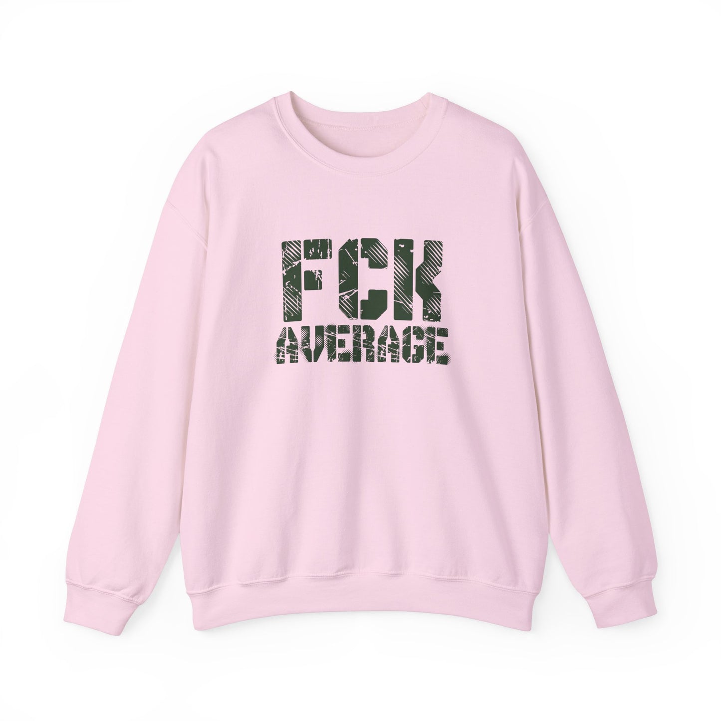 Women's "FCK Average" Crewneck (Green)