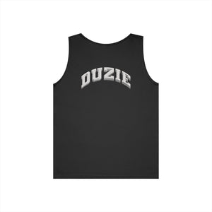 DUZIE Black & White Heavy Cotton Tank Top