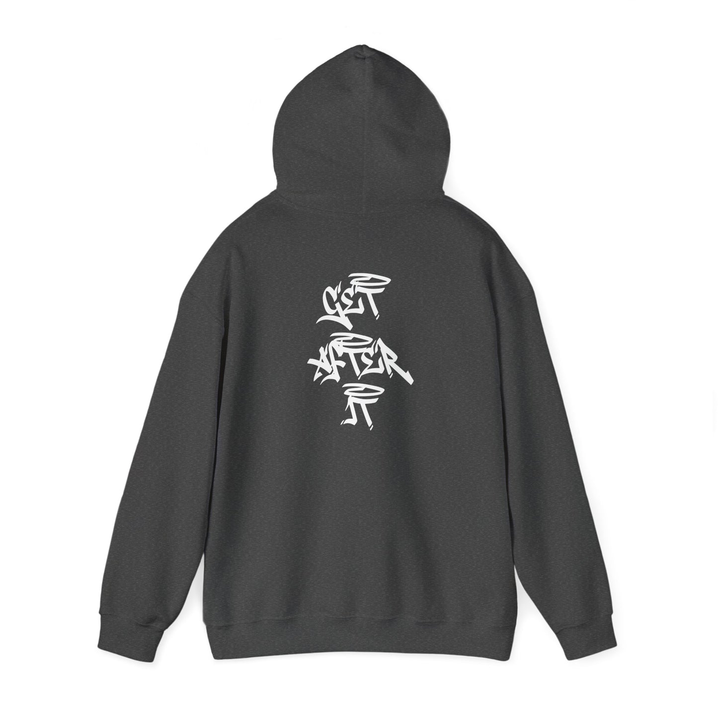 Women's "Get After It" - V2 Heavy Hoodie (White)