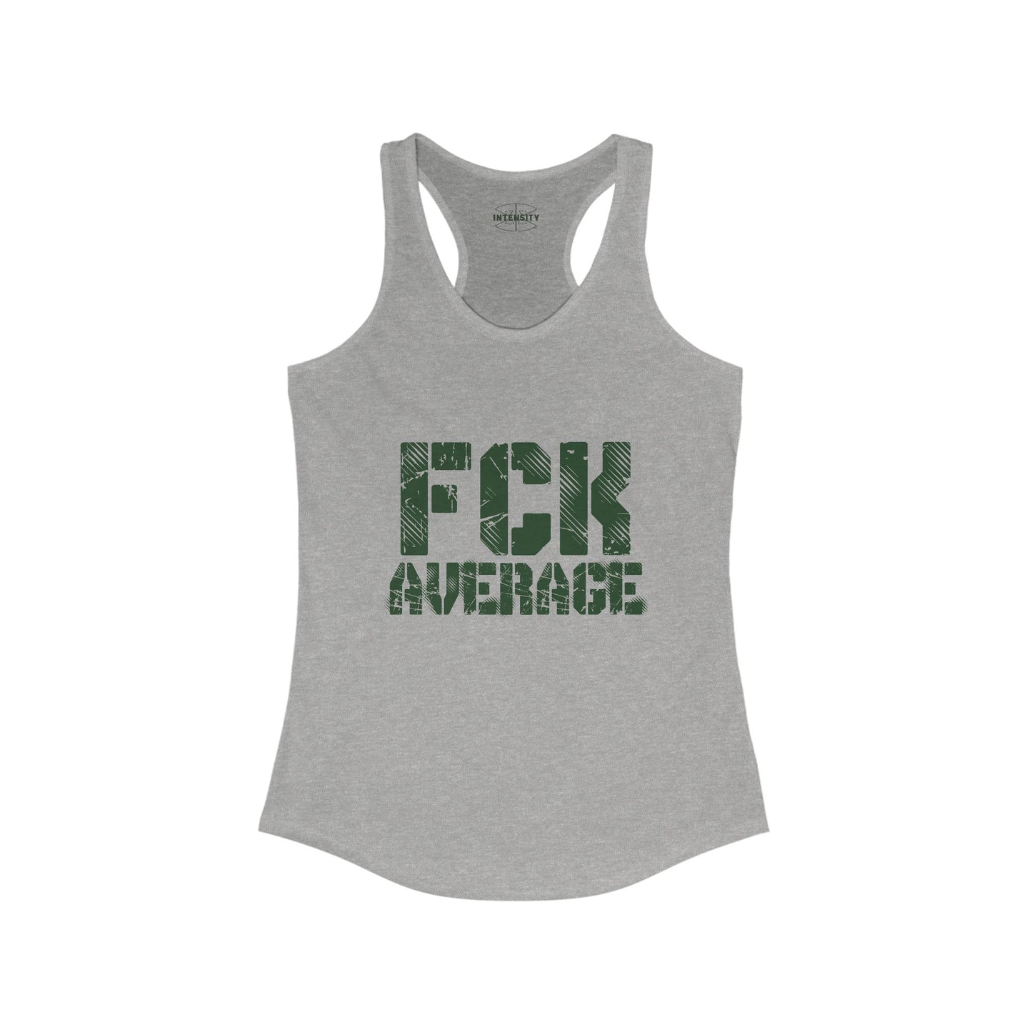 Women's "FCK Average" Tank Top (Green)