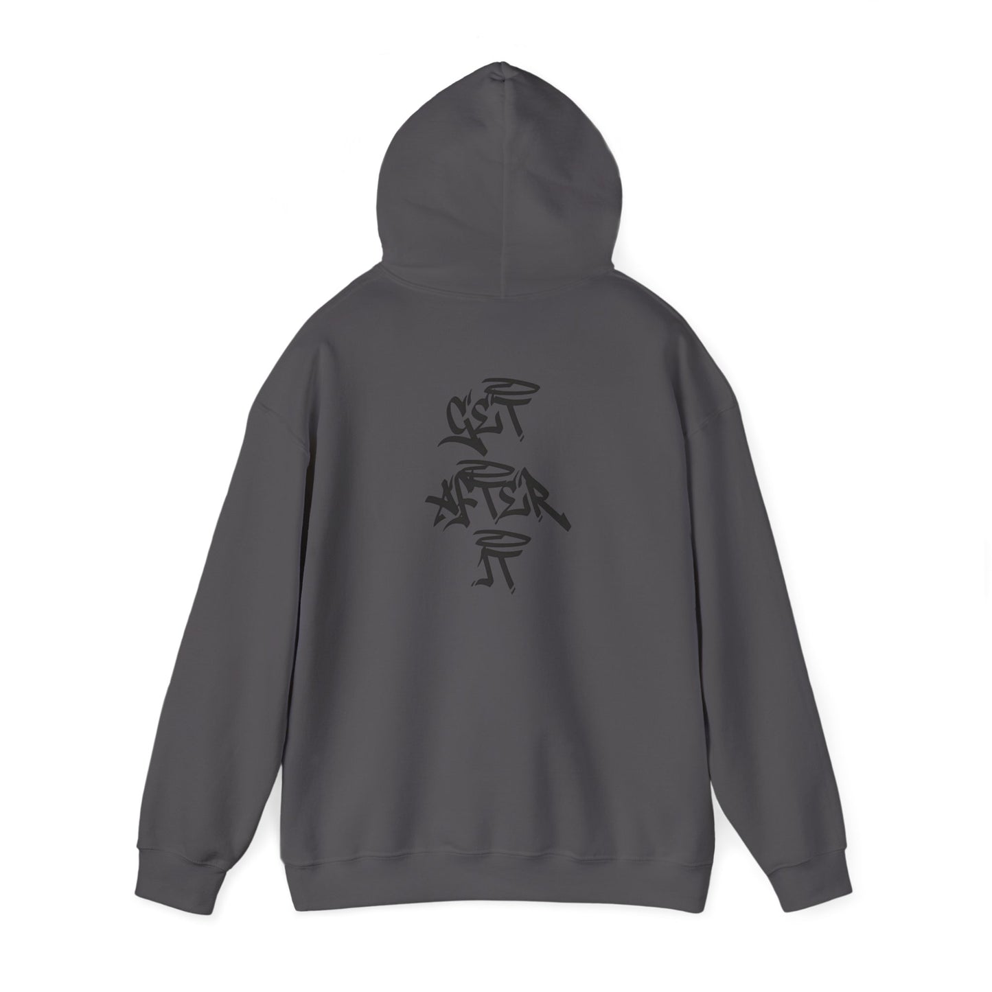 Women's "Get After It" - V2 Heavy Hoodie (Black)