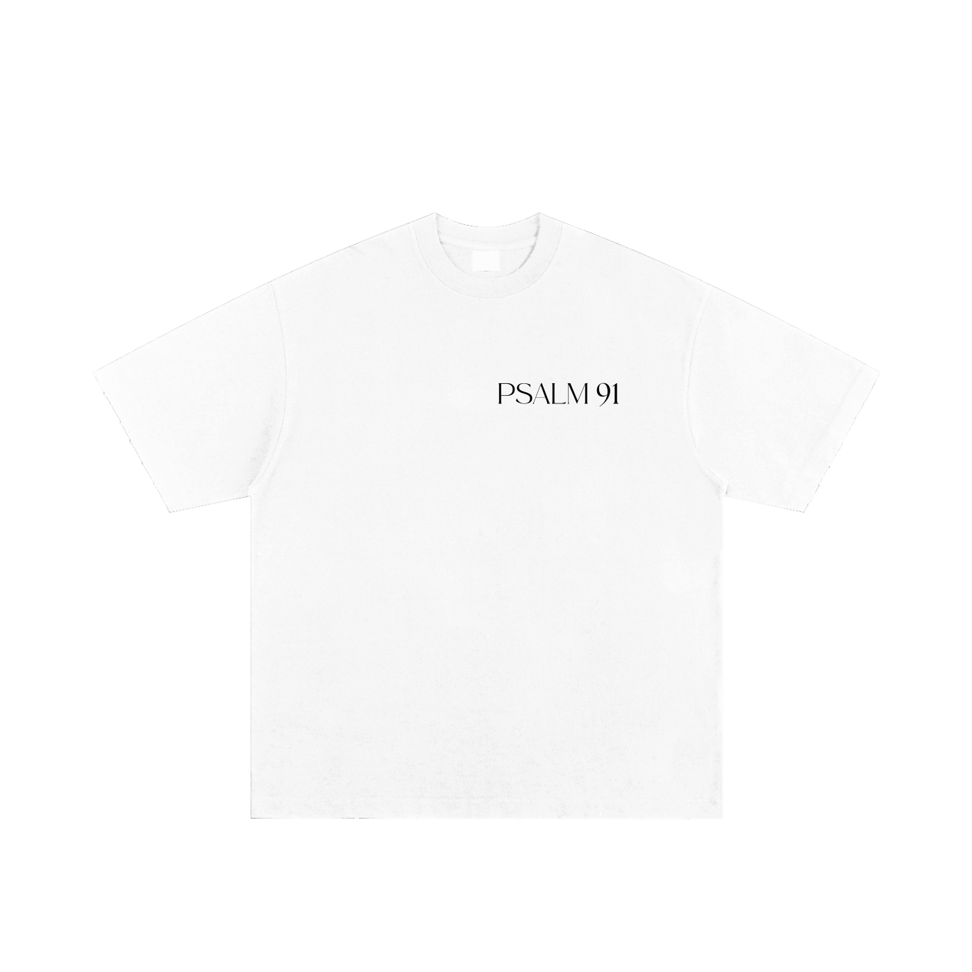 Psalm 91 Tee — Black Print
