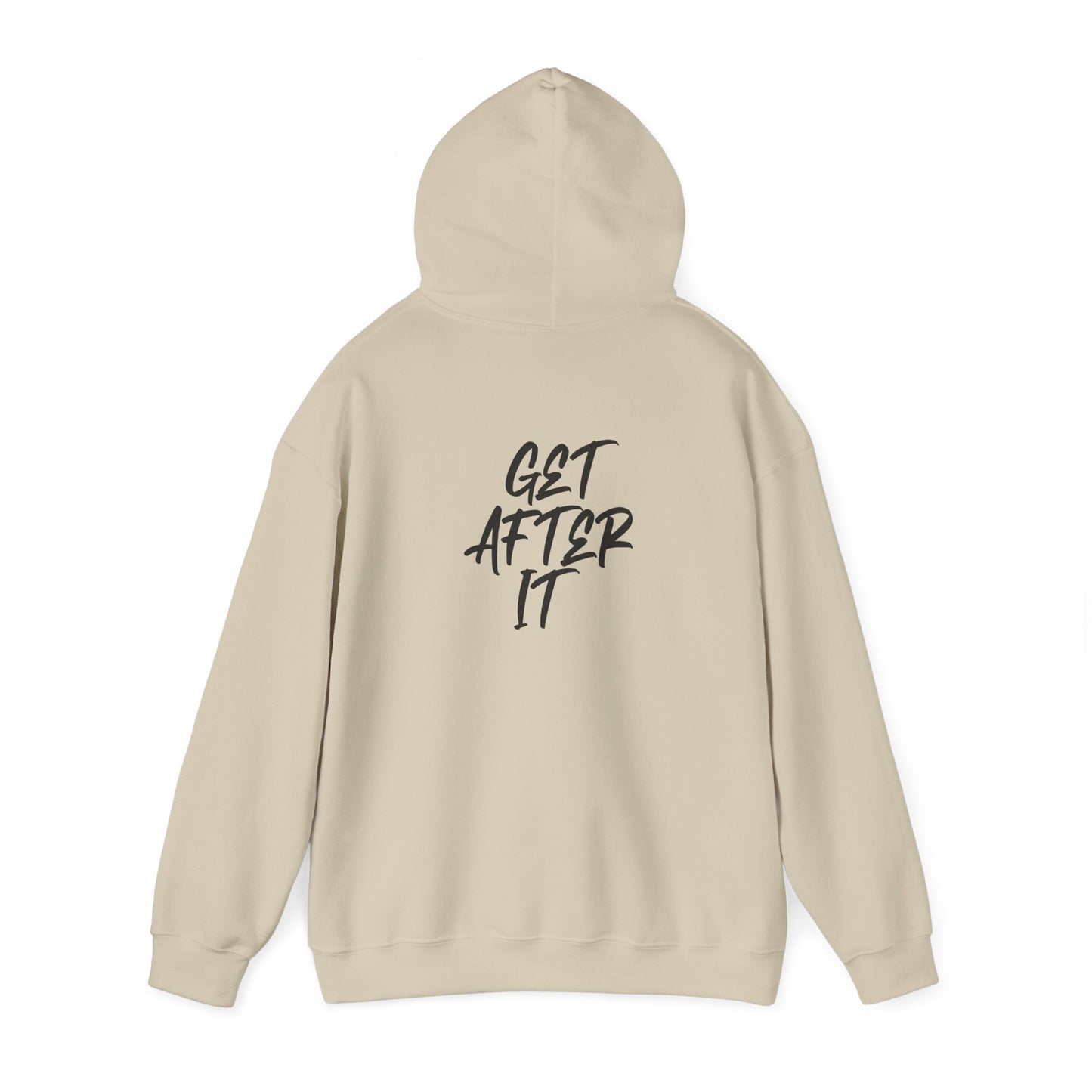 Women's "Get After It" V1 Heavy Hoodie (Black)