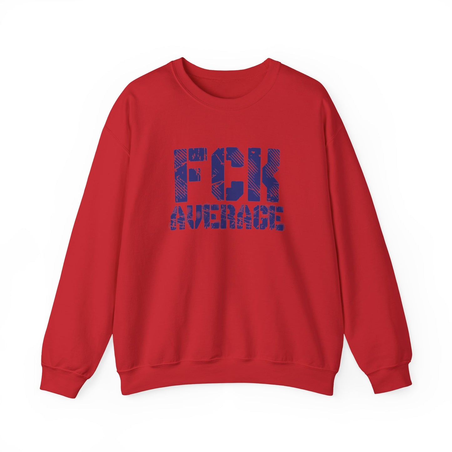 Women's "FCK Average" Crewneck (Blue)