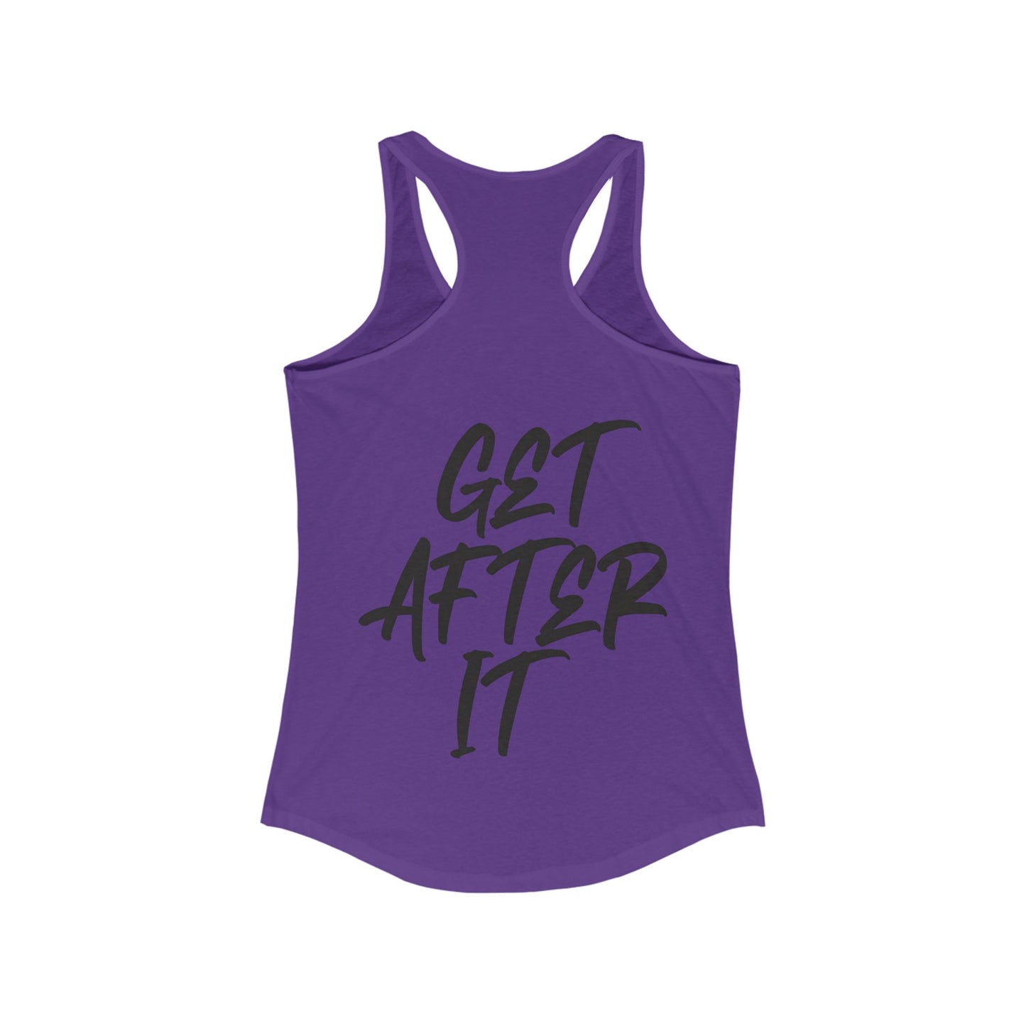 Women's "Get After It" - V1 Tank Top (Black)