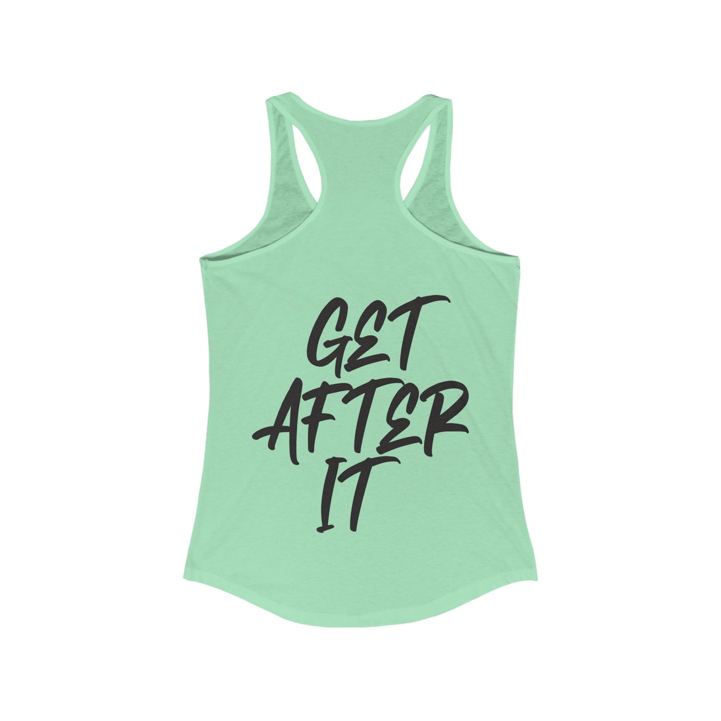 Women's "Get After It" - V1 Tank Top (Black)