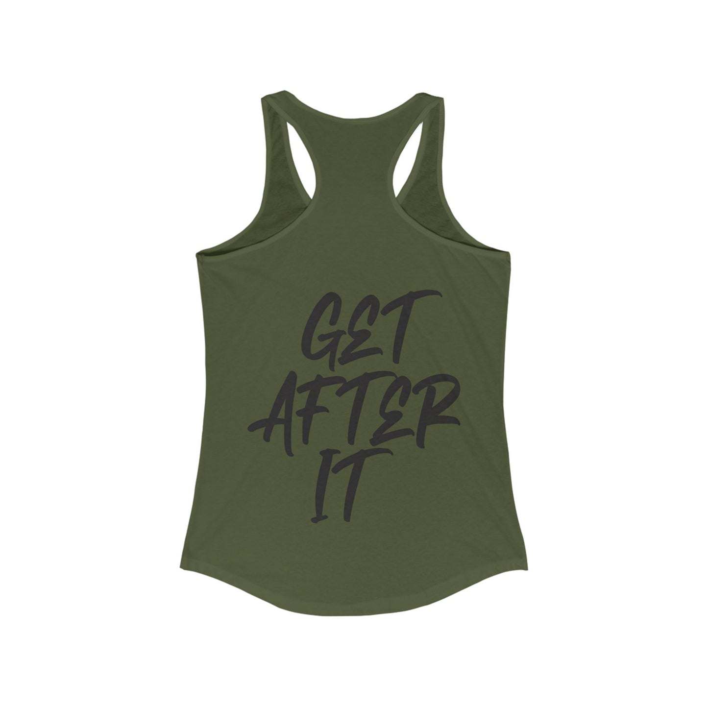 Women's "Get After It" - V1 Tank Top (Black)