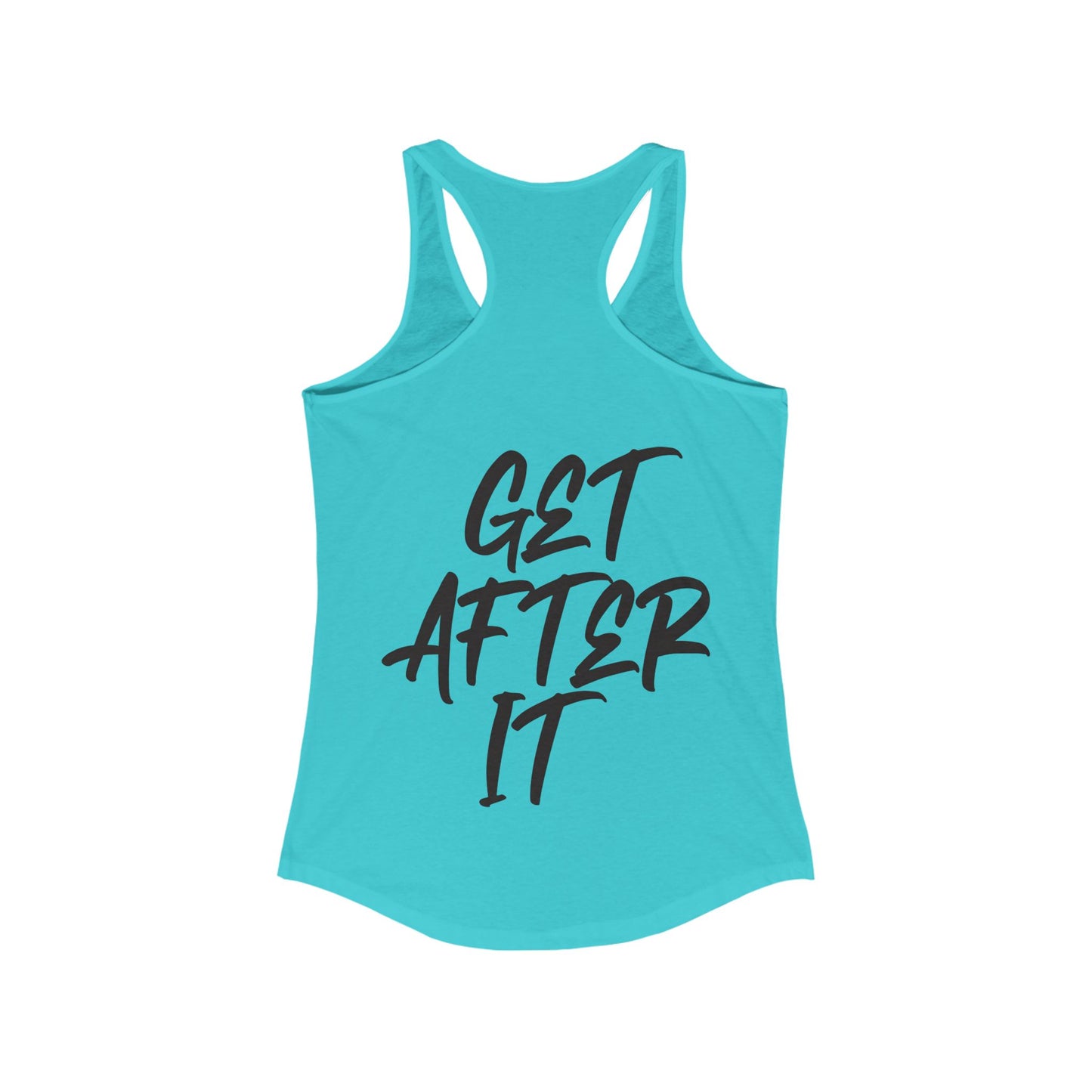 Women's "Get After It" - V1 Tank Top (Black)