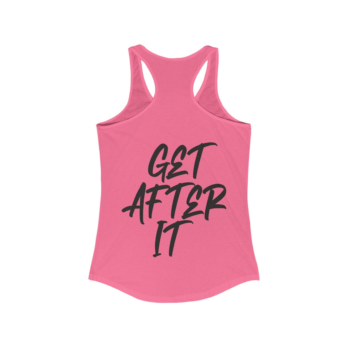 Women's "Get After It" - V1 Tank Top (Black)